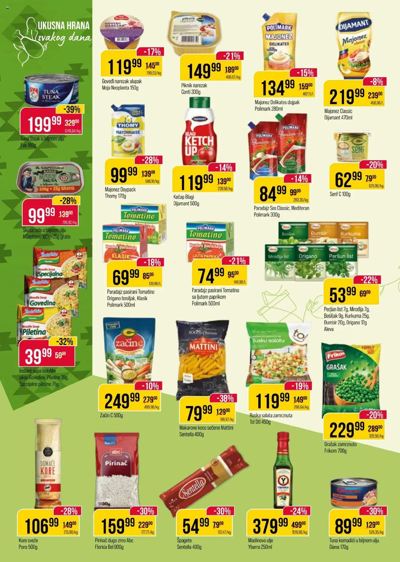 Metalac Proleter katalog - važi od 30.07.2025 | Strana: 6 | Proizvode: Ruska salata, Ulje, Paradajz, Pirinač