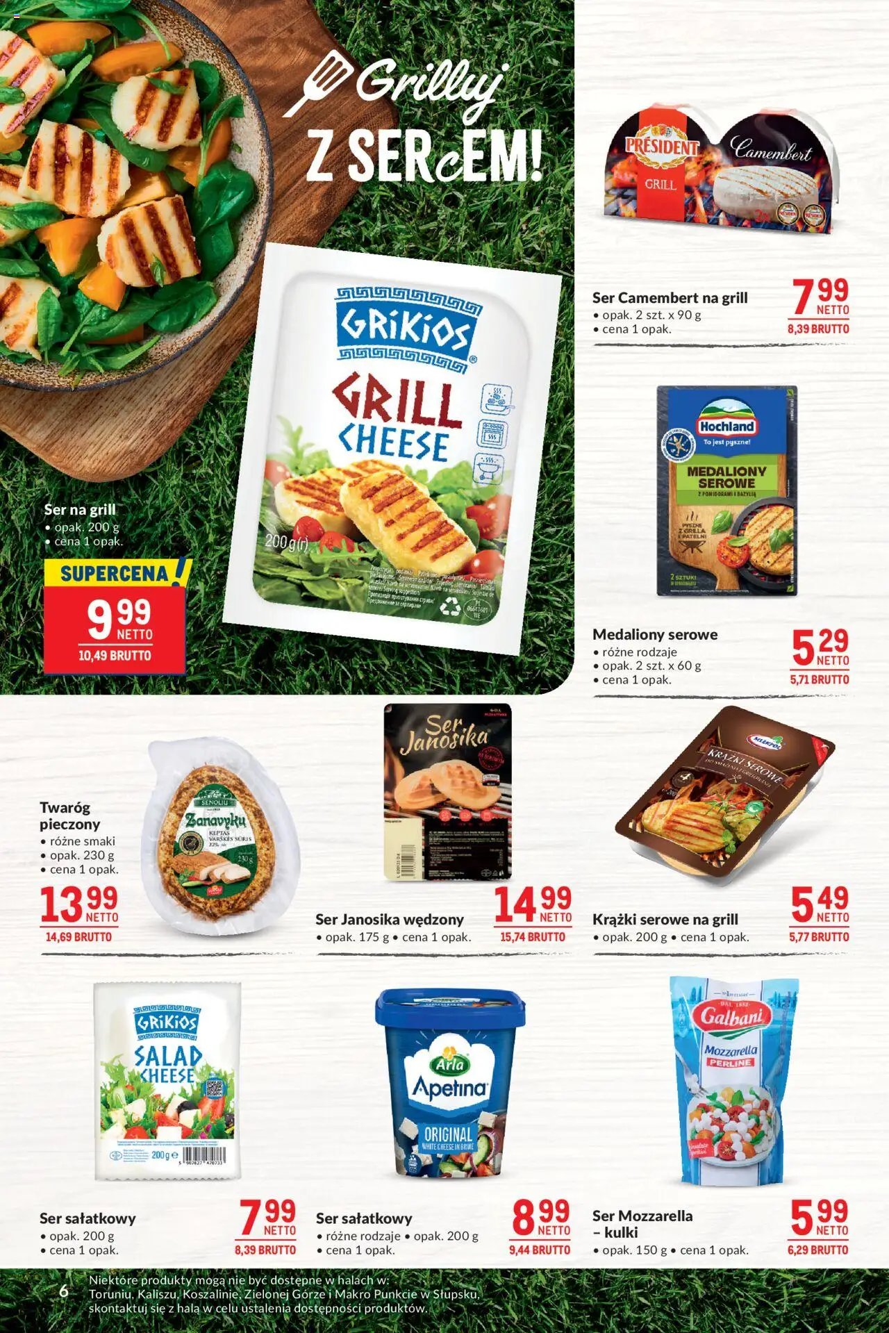 Makro Gazetka - Smakuj chwile z pysznym grillem od 27.05.2025 | Strona: 6 | Produkty: Ser camembert, Bazylia, Camembert, Ser