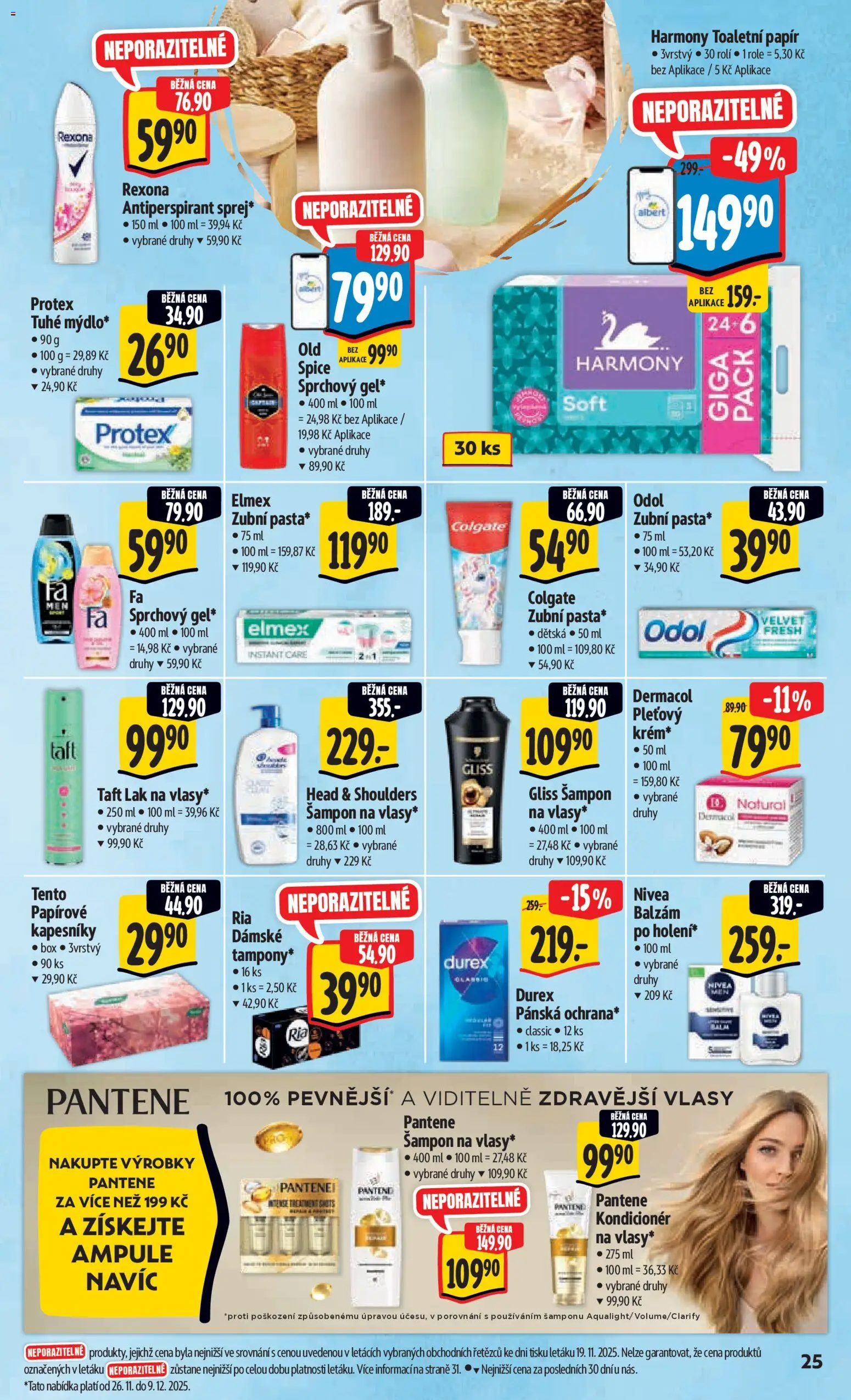 Albert leták - Hypermarket od 26.11.2025 | Strana: 35 | Produkty: Elmex, Box, Durex, Kondicionér