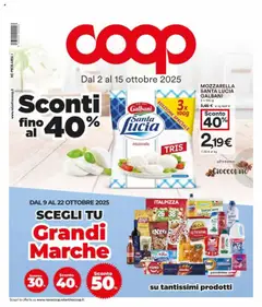 Anteprima del volantino COOP Trecate catalogo valido a partire dal 02.10.2025