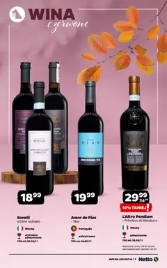 Pogląd oferty "Netto gazetka - Wina" - ważna od 10.11.2025 | Strona: 7 | Produkty: Primitivo Di Manduria