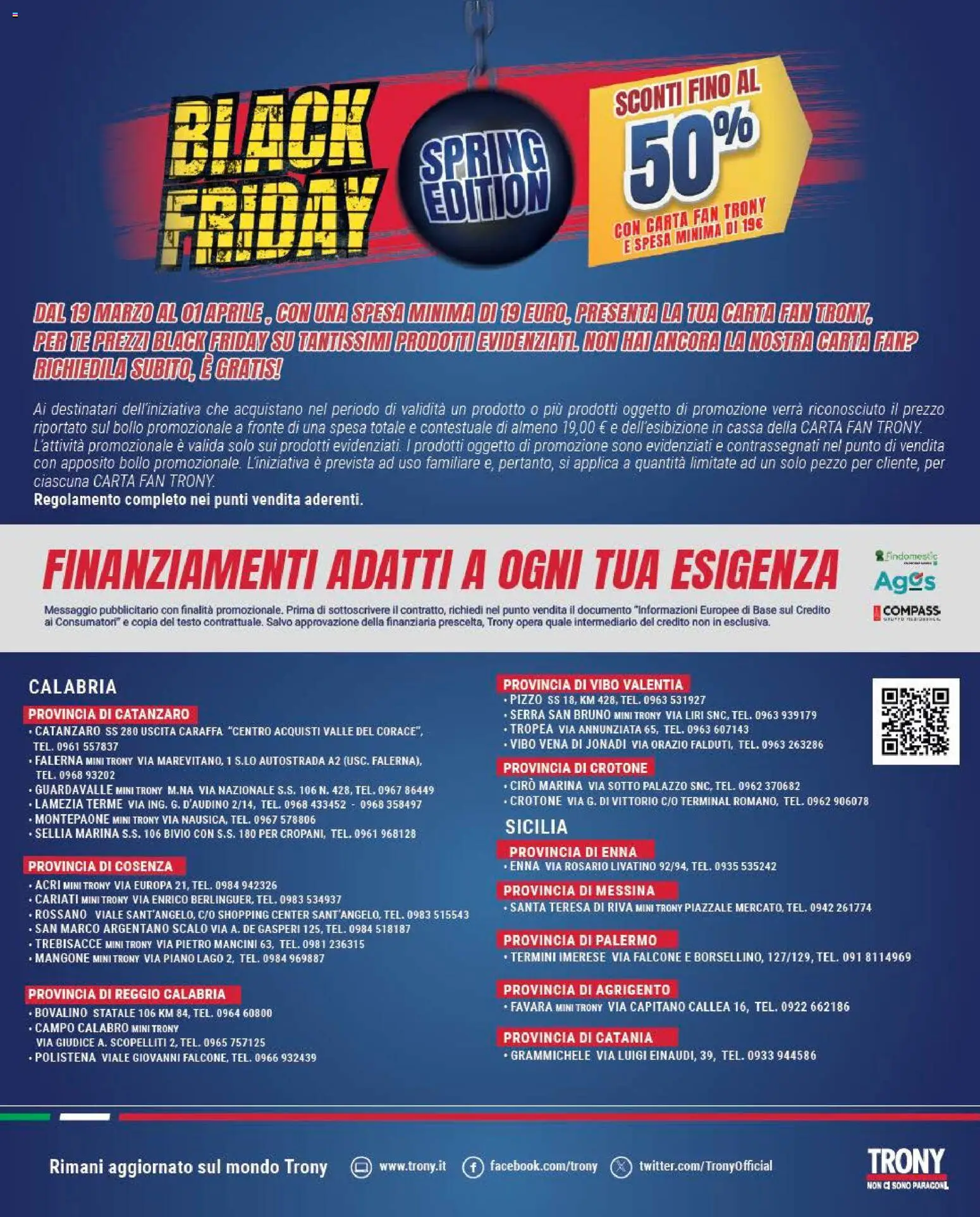 Volantino Trony volantino Calabria del 19.03.2026 | Pagina: 27 | Prodotti: Caraffa, Tè, Fan