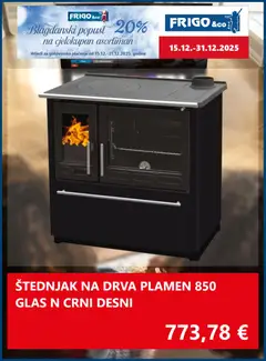 Katalog FRIGO & Co. - Pregled kataloga iz trgovine FRIGO & Co., vrijedi od 16.12.2025 | Stranica: 7 | Proizvodi: Štednjak