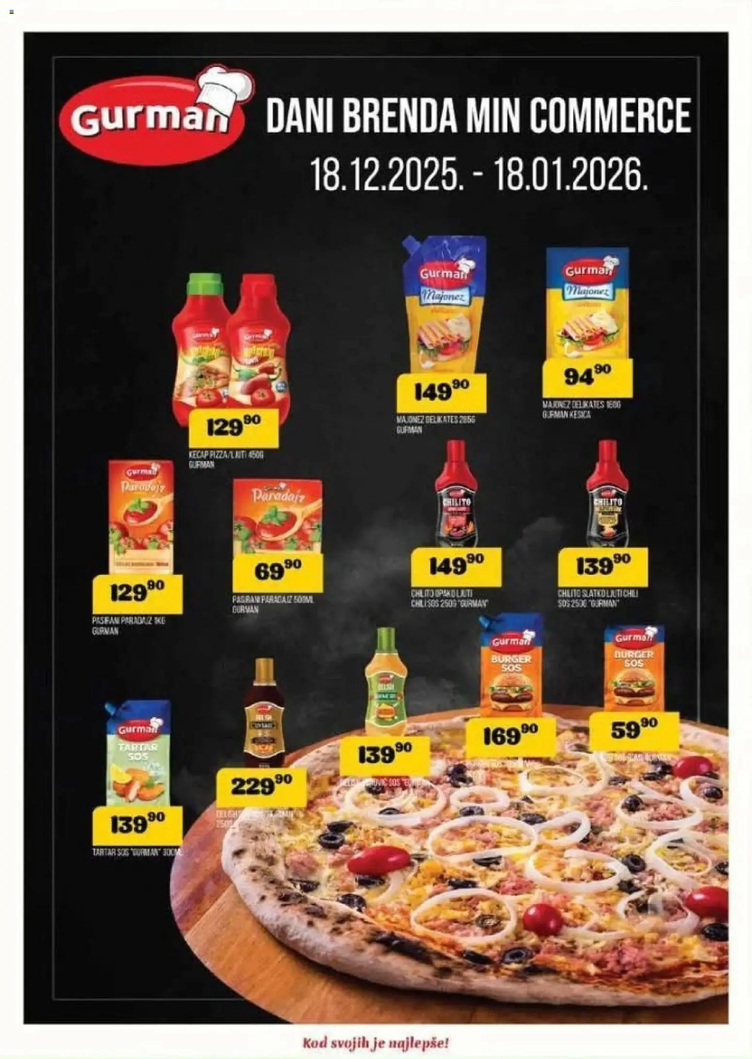 VP Dima katalog - važi od 18.12.2025 | Strana: 12 | Proizvode: Kečap, Burger, Sos, Paradajz