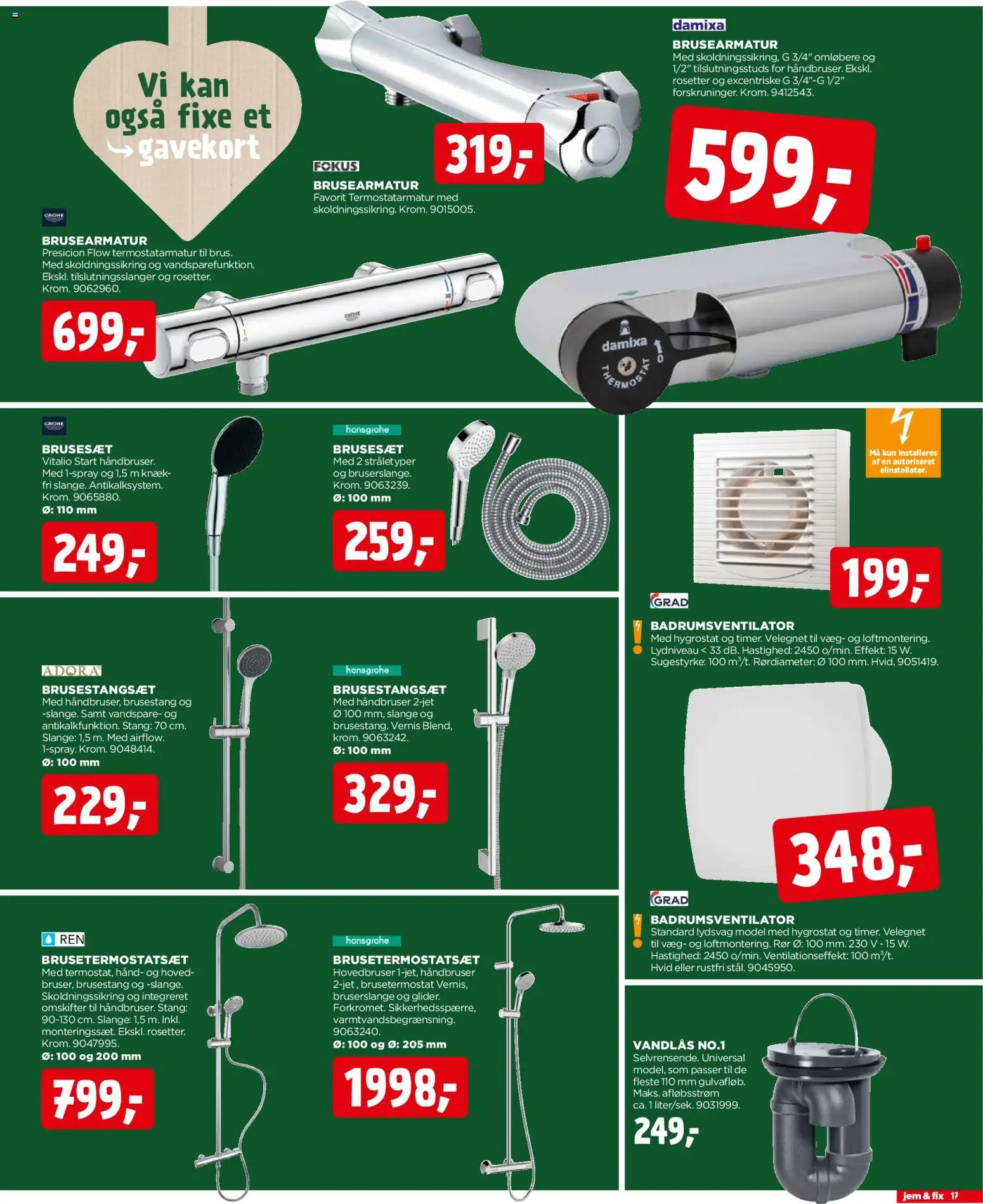 Jem & fix tilbudsavis – gyldig fra 16.11.2025 | Side: 17 | Produkter: Søm