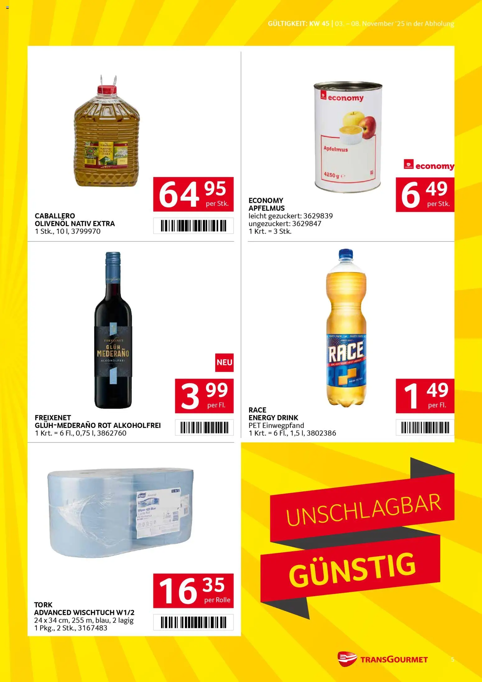 Transgourmet Flugblatt gültig ab 03.11.2025 | Seite: 5