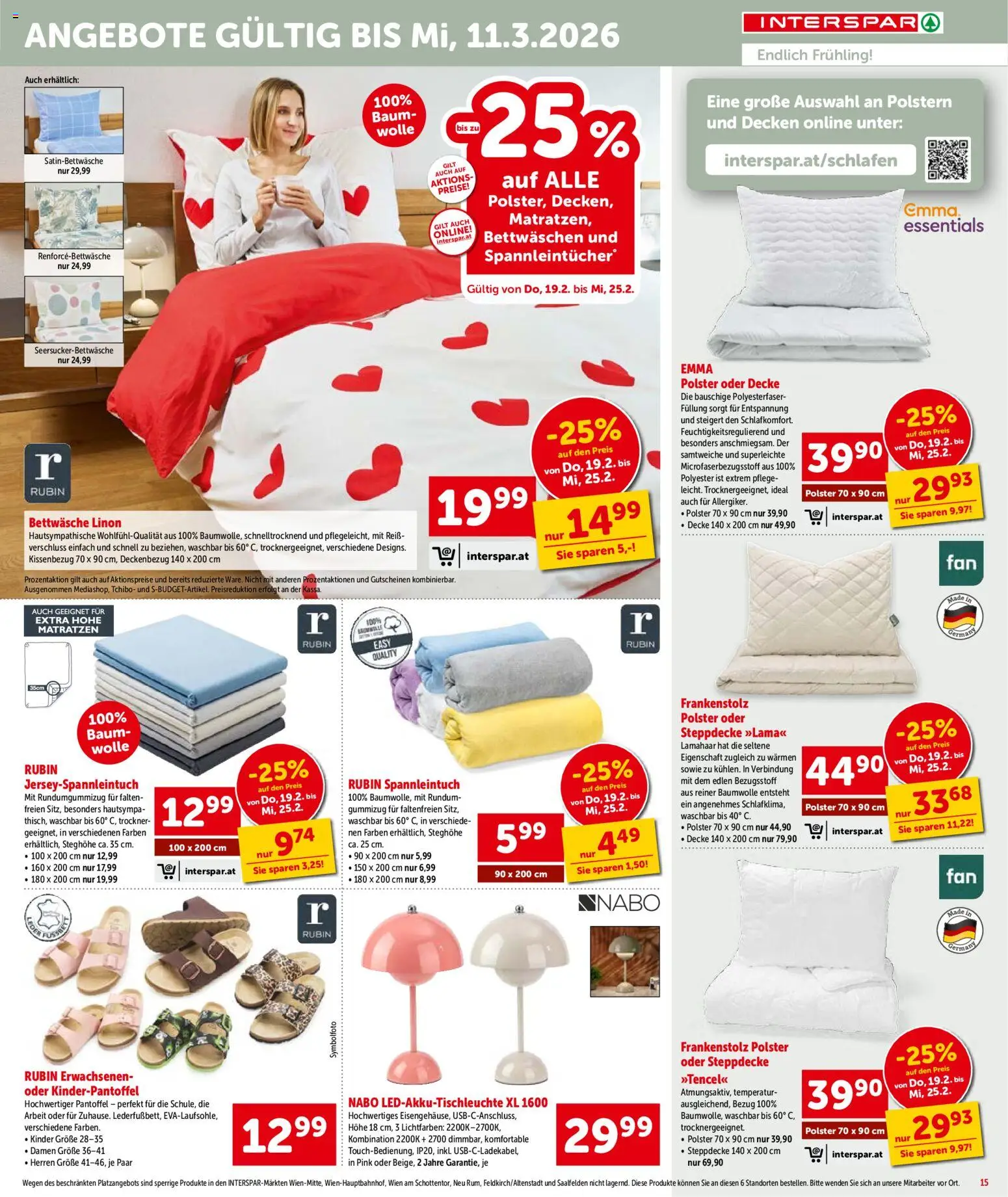 Interspar Flugblatt - Steiermark gültig ab 19.02.2026 | Seite: 16 | Produkte: Trockner, Decke