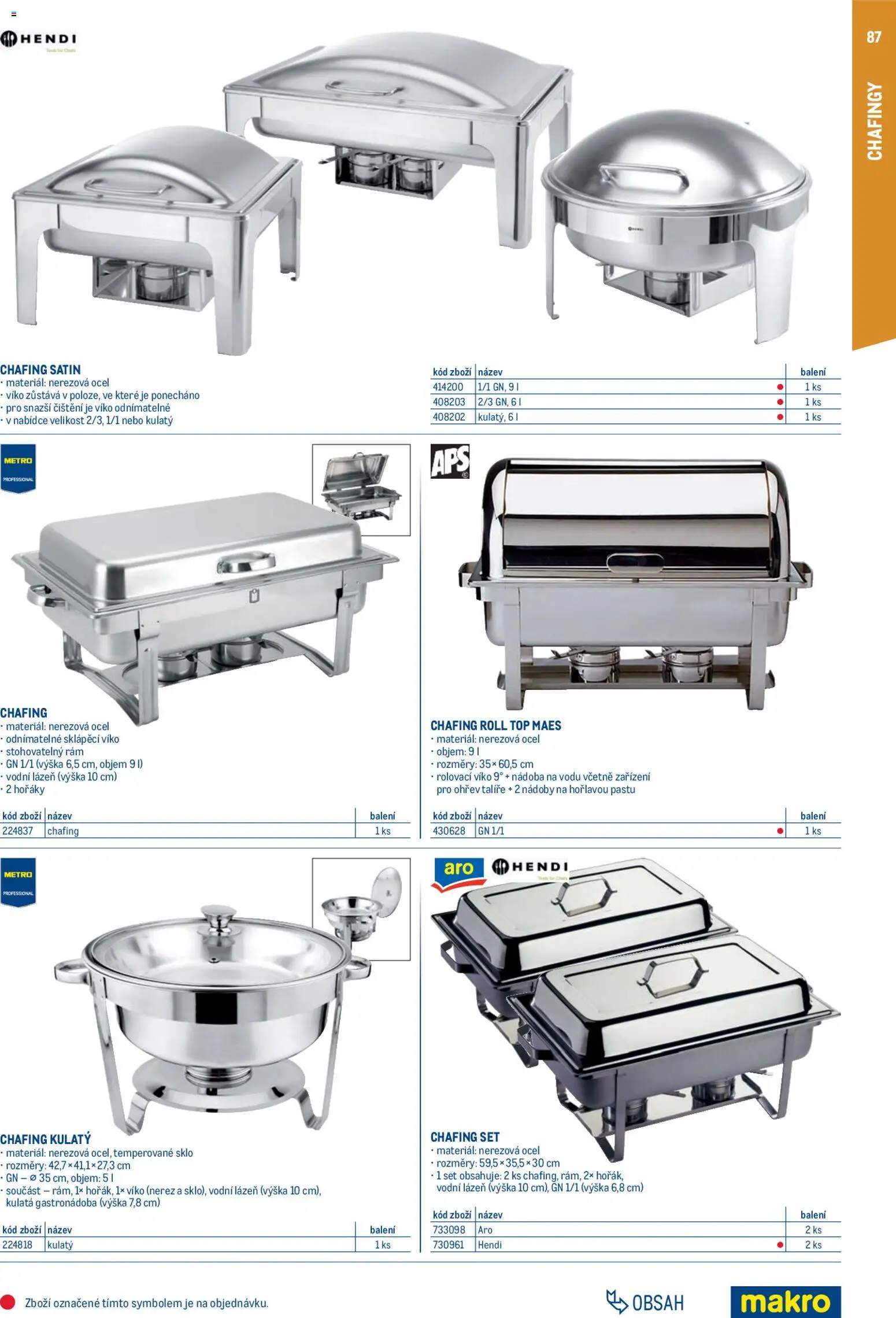 Makro leták - Gastro vybavení a zařízení od 01.02.2026 | Strana: 87