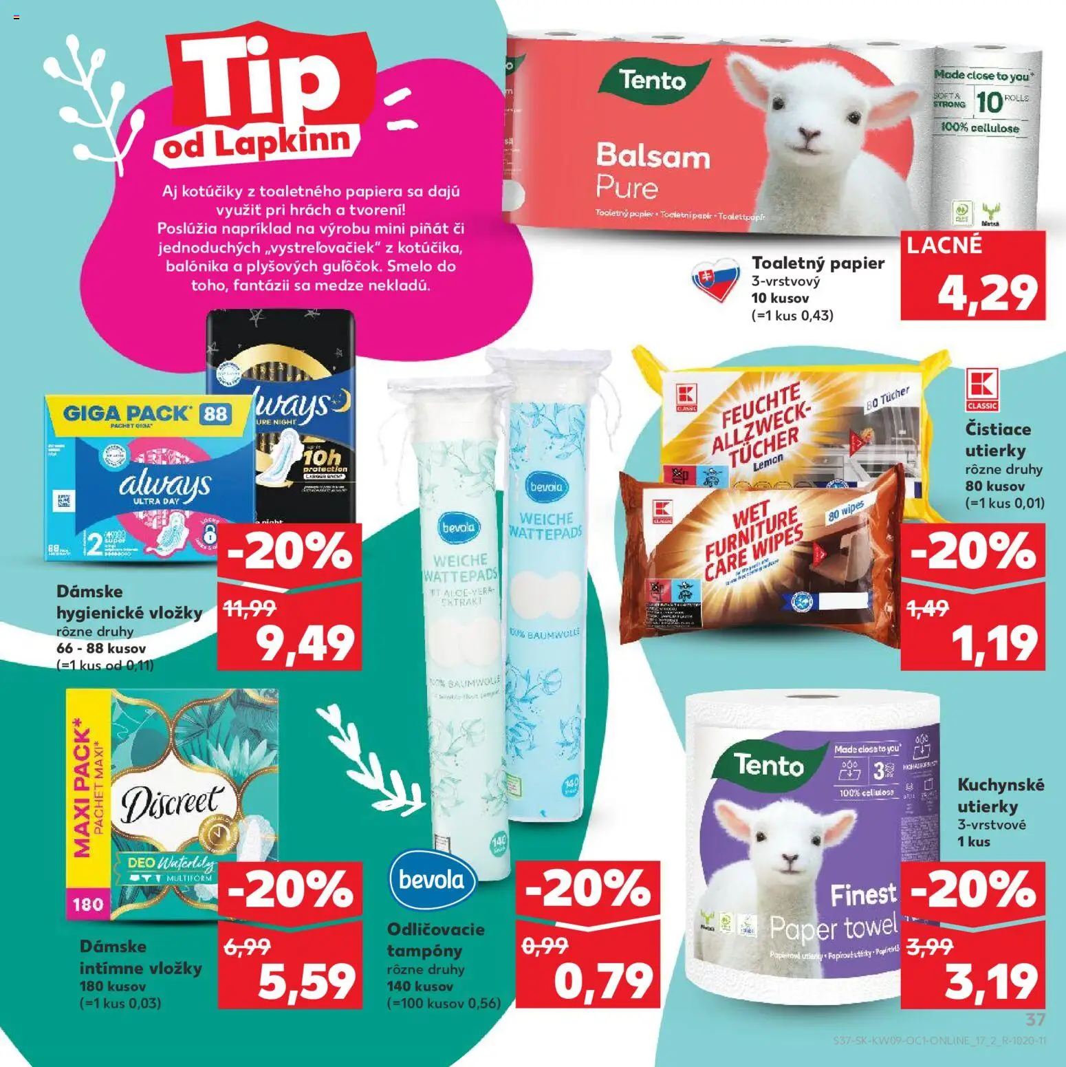 Kaufland SK akciós ujság - amely érvényes a következő dátumtól: 01.03.2026 | Oldal: 37 | Termékek: Aloe vera