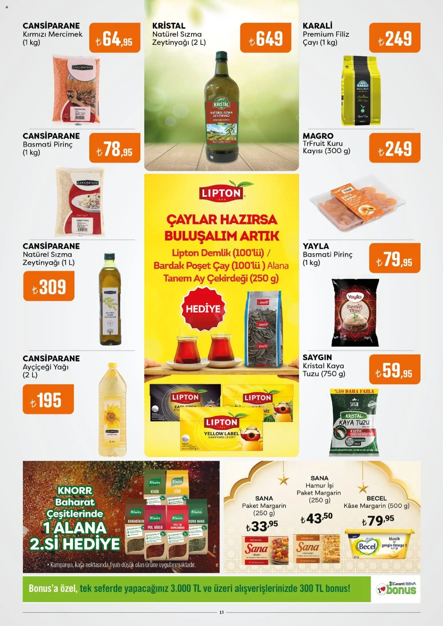 Özdilek Katalog - 24.02.2026 tarihinden itibaren geçerlidir | Sayfa: 13 | Ürünler: Pirinç, Çay, Kasa, Demlik