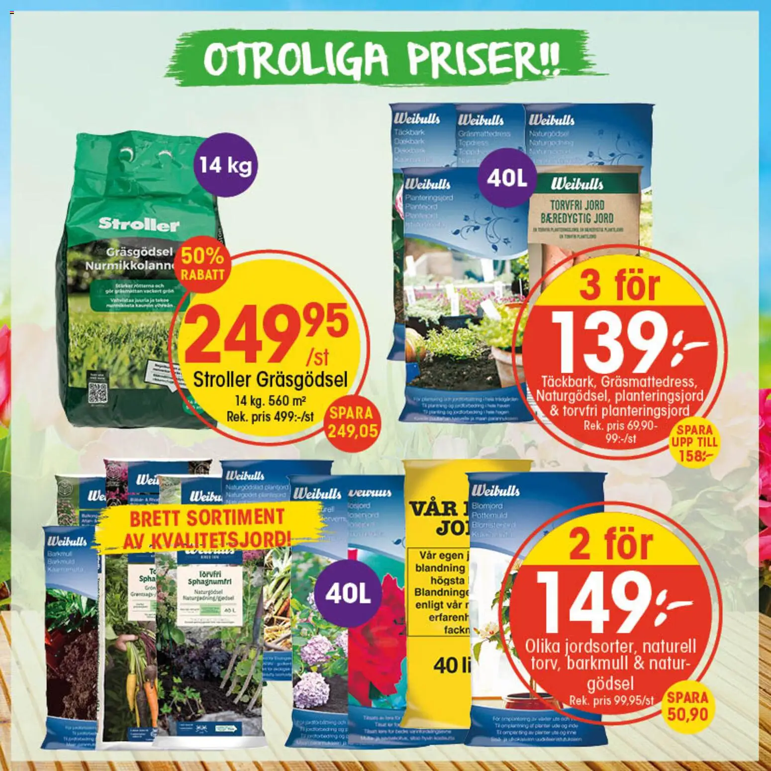 EKO reklamblad aktuell från 27.04.2026 | Sida: 2 | Produkter: Blomjord, Jord, Planteringsjord, Täckbark