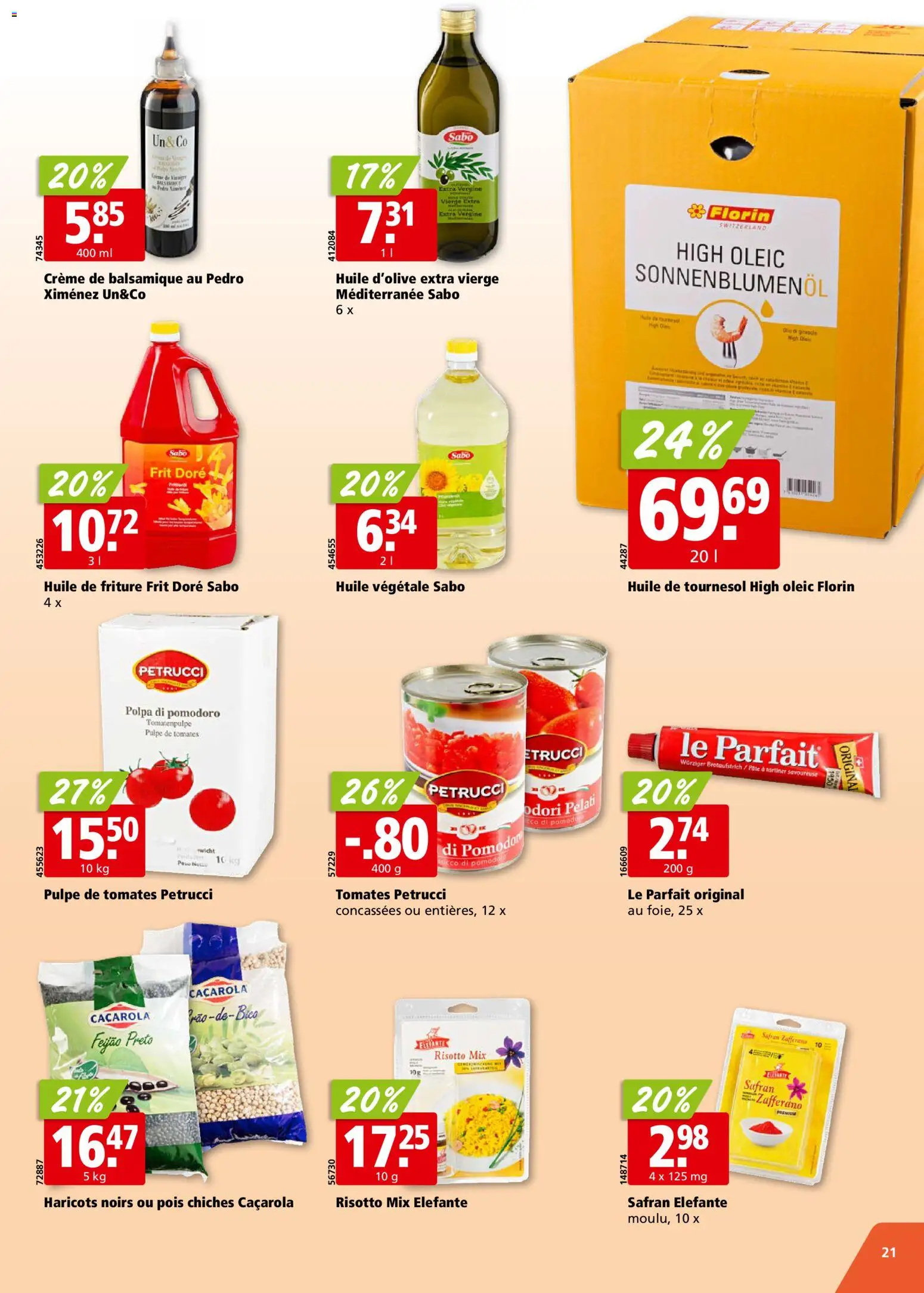 Aligro Aktionen Chavannes, Matran, Genève, Sion – gültig ab 26.01.2026 | Seite: 21 | Produkte: Creme