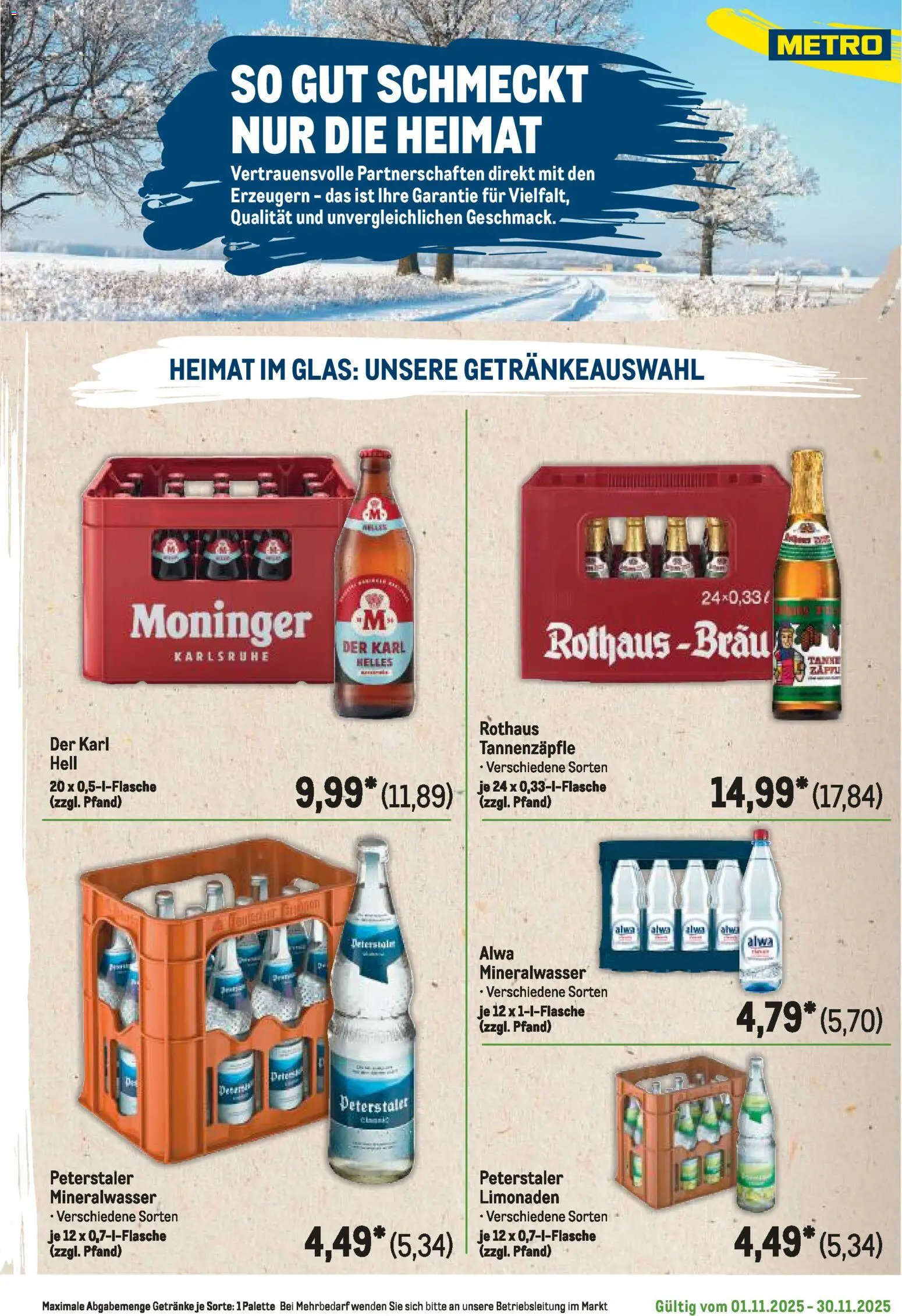 Metro Regionaler Flyer – gültig ab 01.11.2025 | Seite: 111 | Produkte: Mineralwasser