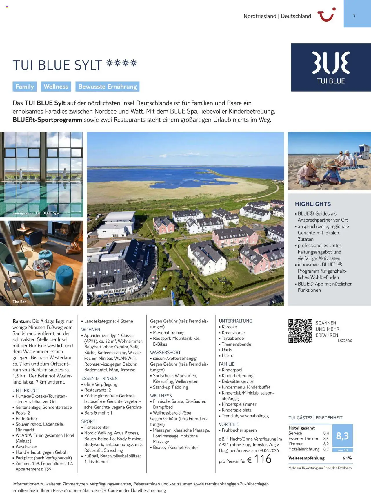 Aida - Urlaub mit eigener Anreise  – gültig ab 01.11.2025 | Seite: 7 | Produkte: Rum, Babybett, Küche, Wasser