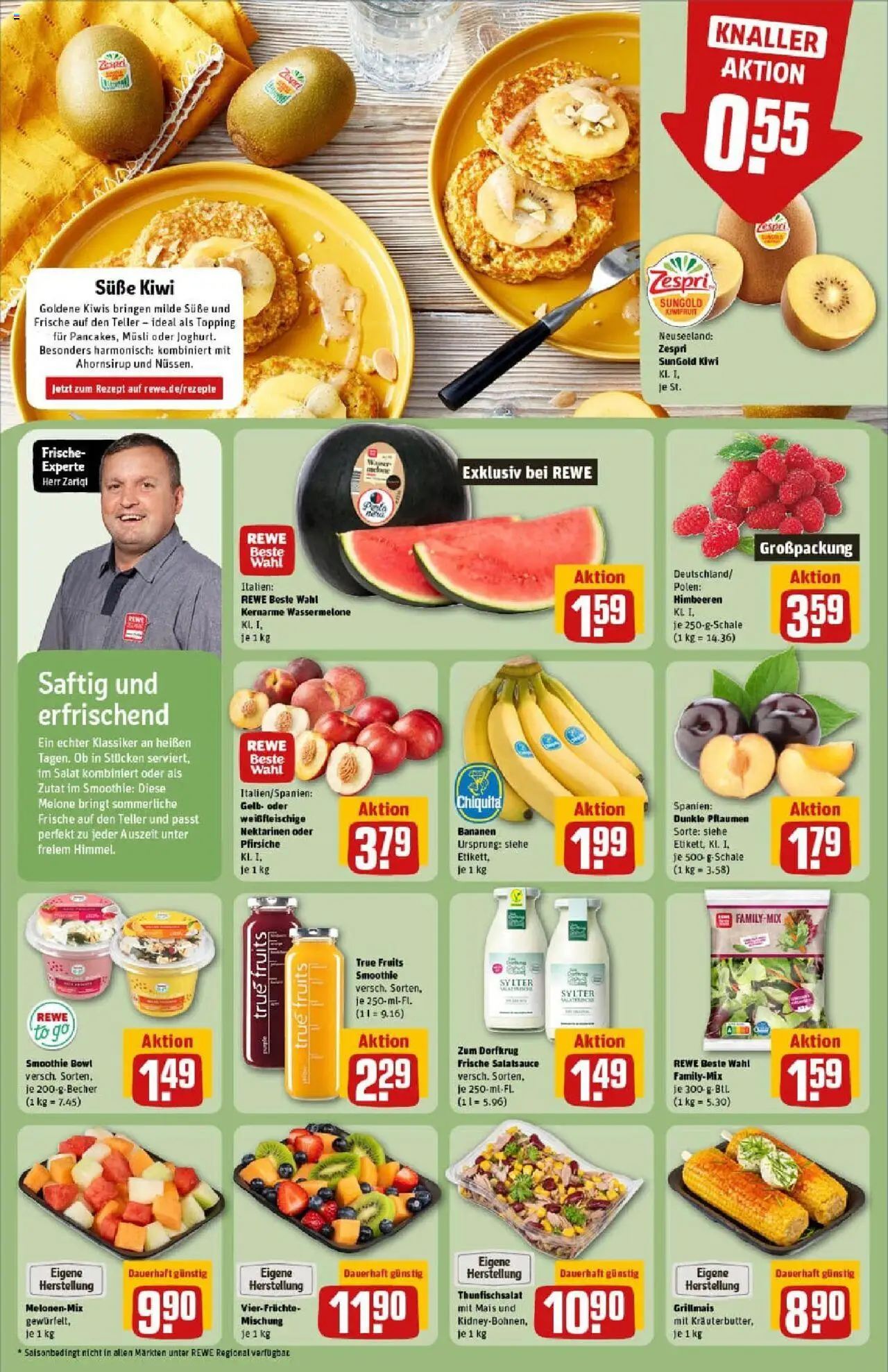 Rewe prospekt Rodgau/Dudenhofen	 - gültig ab dem 06.07.2025 | Seite: 6 | Produkte: Musli, Nektarinen, Dressing, Salat