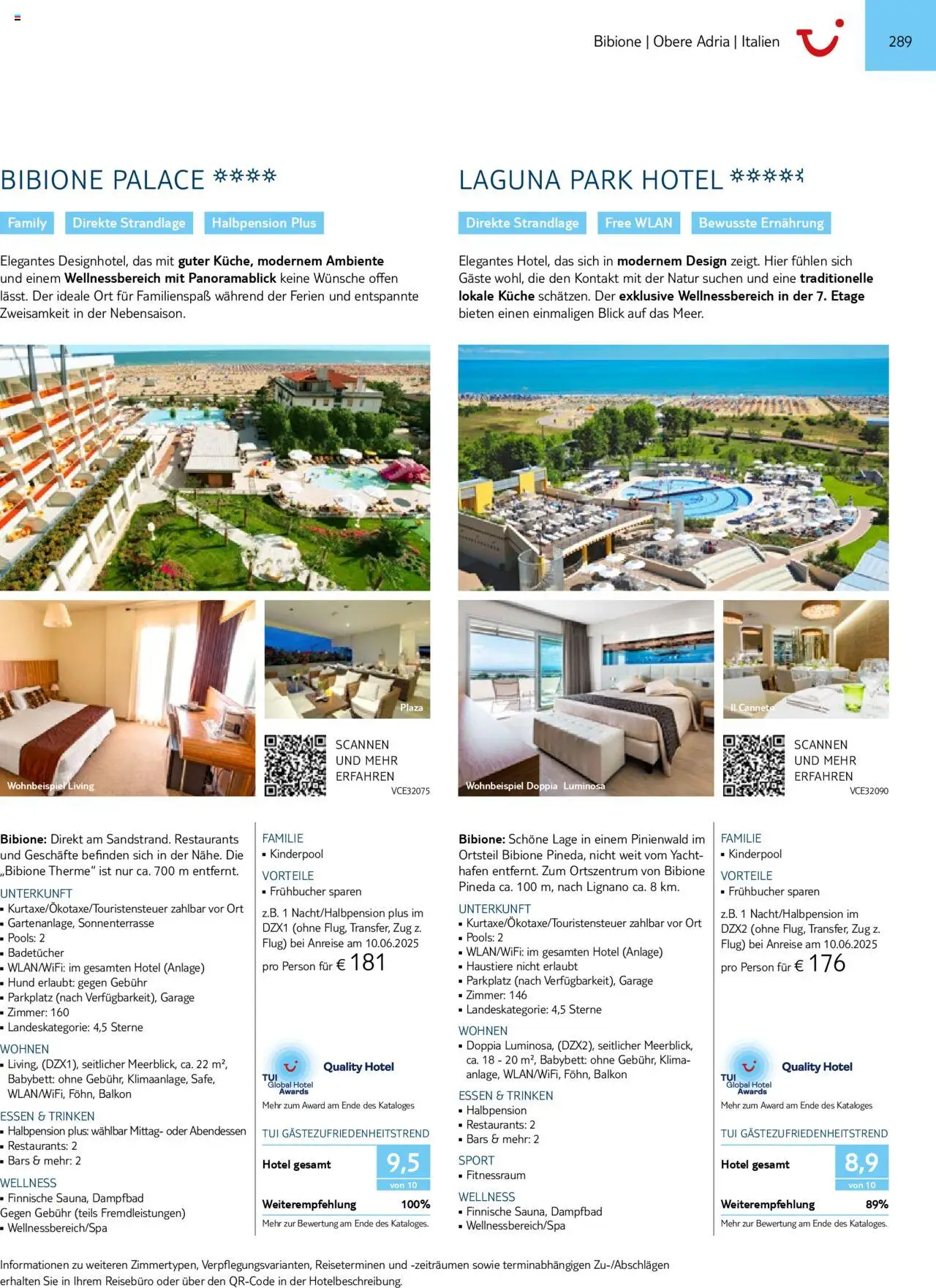 Aida - Urlaub mit eigener Anreise 2025/26 – gültig ab 01.11.2024 | Seite: 289 | Produkte: Babybett, Küche