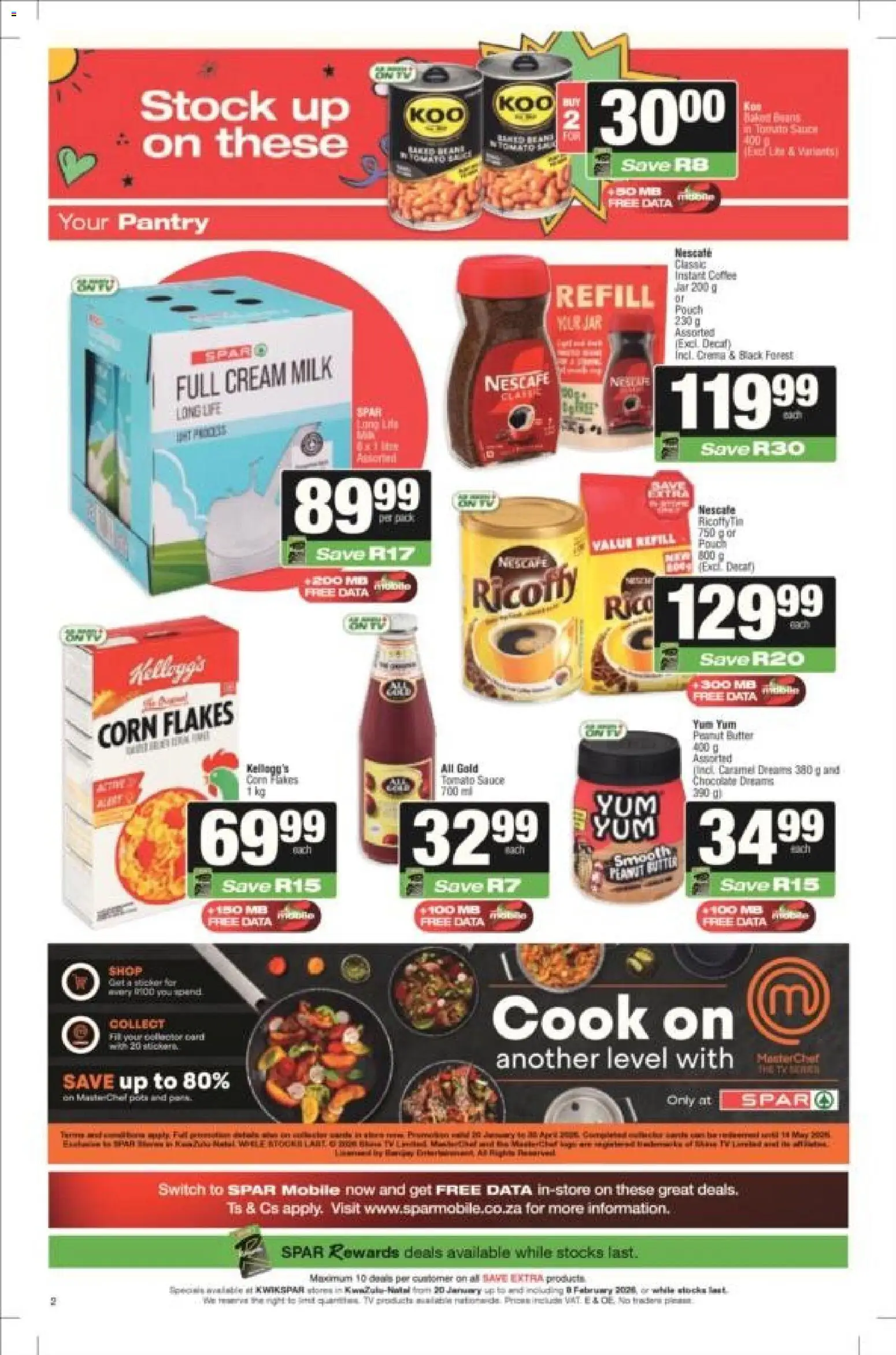 New KWIKSPAR catalogue – valid from 20.01.2026 | Page: 2 | Products: Data, Butter, Stock, Caramel