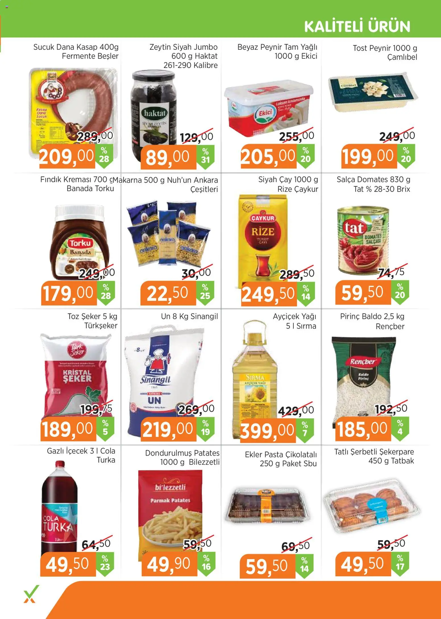 Hakmar Express - Açılış İndirimleri - 07.12.2025 tarihinden itibaren geçerlidir | Sayfa: 2 | Ürünler: Domates, Pirinç, Gazlı içecek, Sucuk