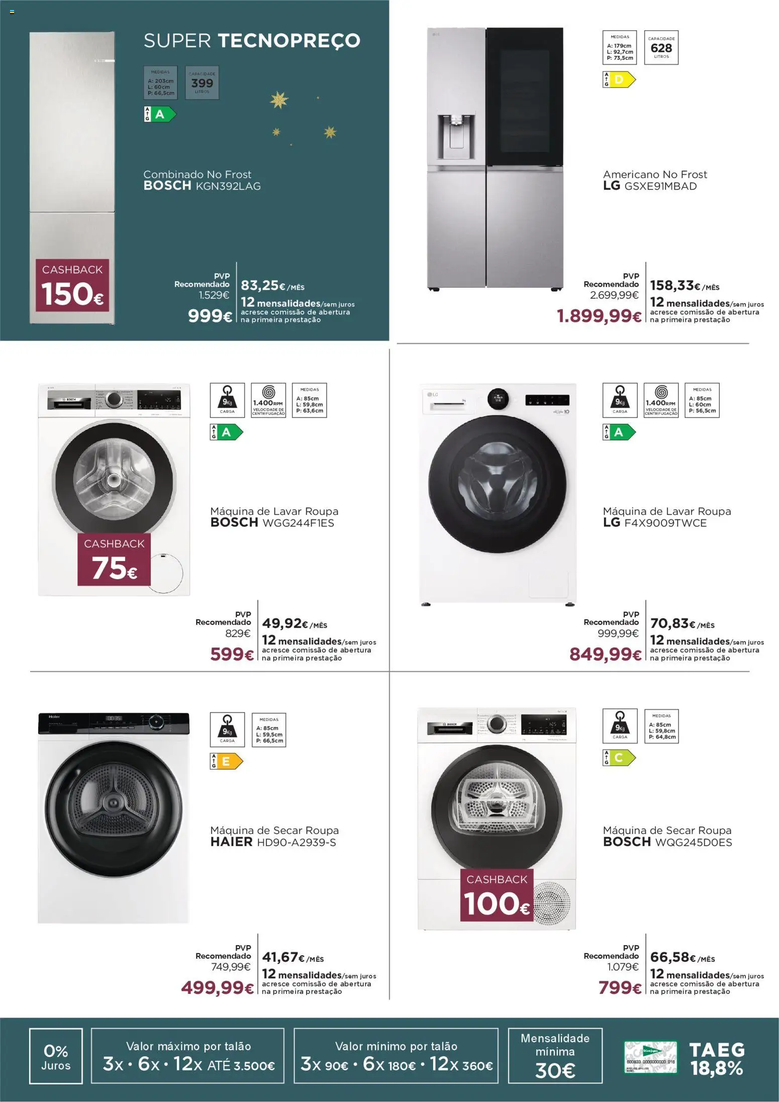 El Corte Ingles folheto │ válido de 05.12.2025 | Página: 10 | Produtos: Máquina de lavar