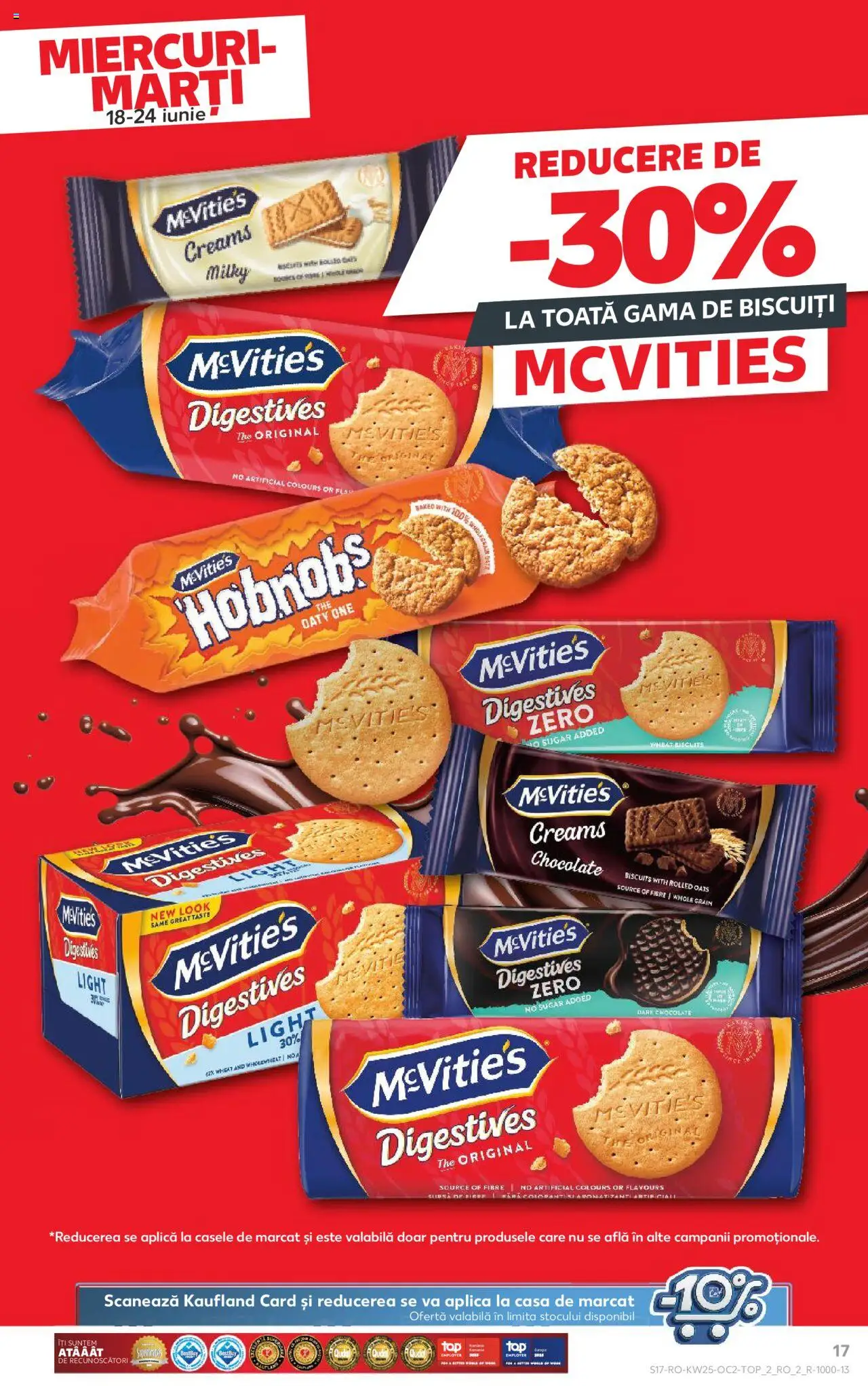 Kaufland RO akciós ujság - amely érvényes a következő dátumtól: 18.06.2025 | Oldal: 17