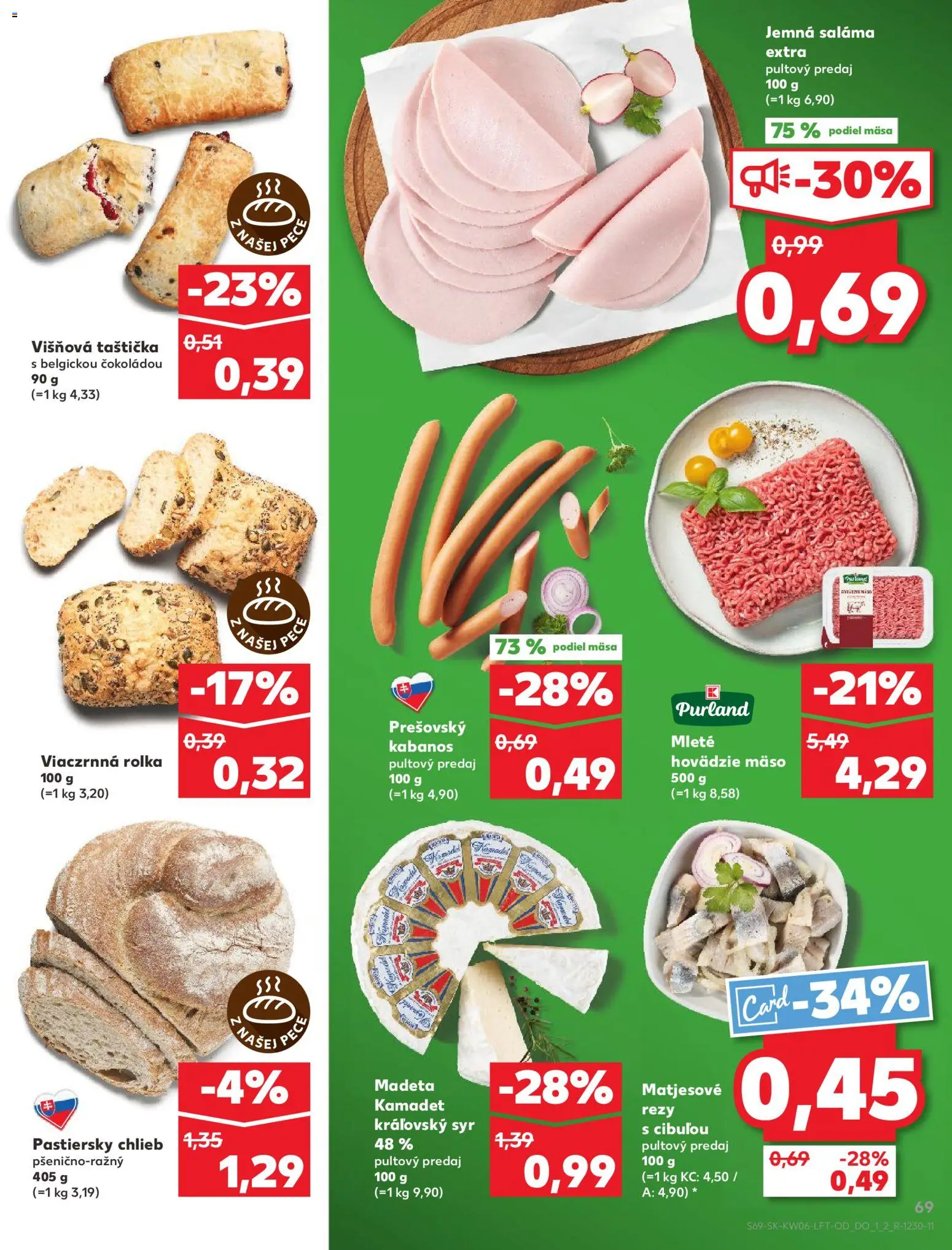 Kaufland SK akciós ujság - amely érvényes a következő dátumtól: 05.02.2026 | Oldal: 69