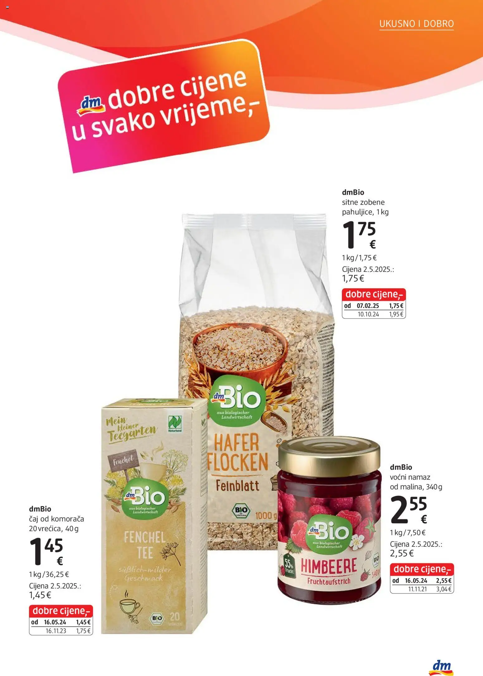 DM katalog | vrijedi od 01.02.2026 | Stranica: 9 | Proizvodi: Čaj, Namaz