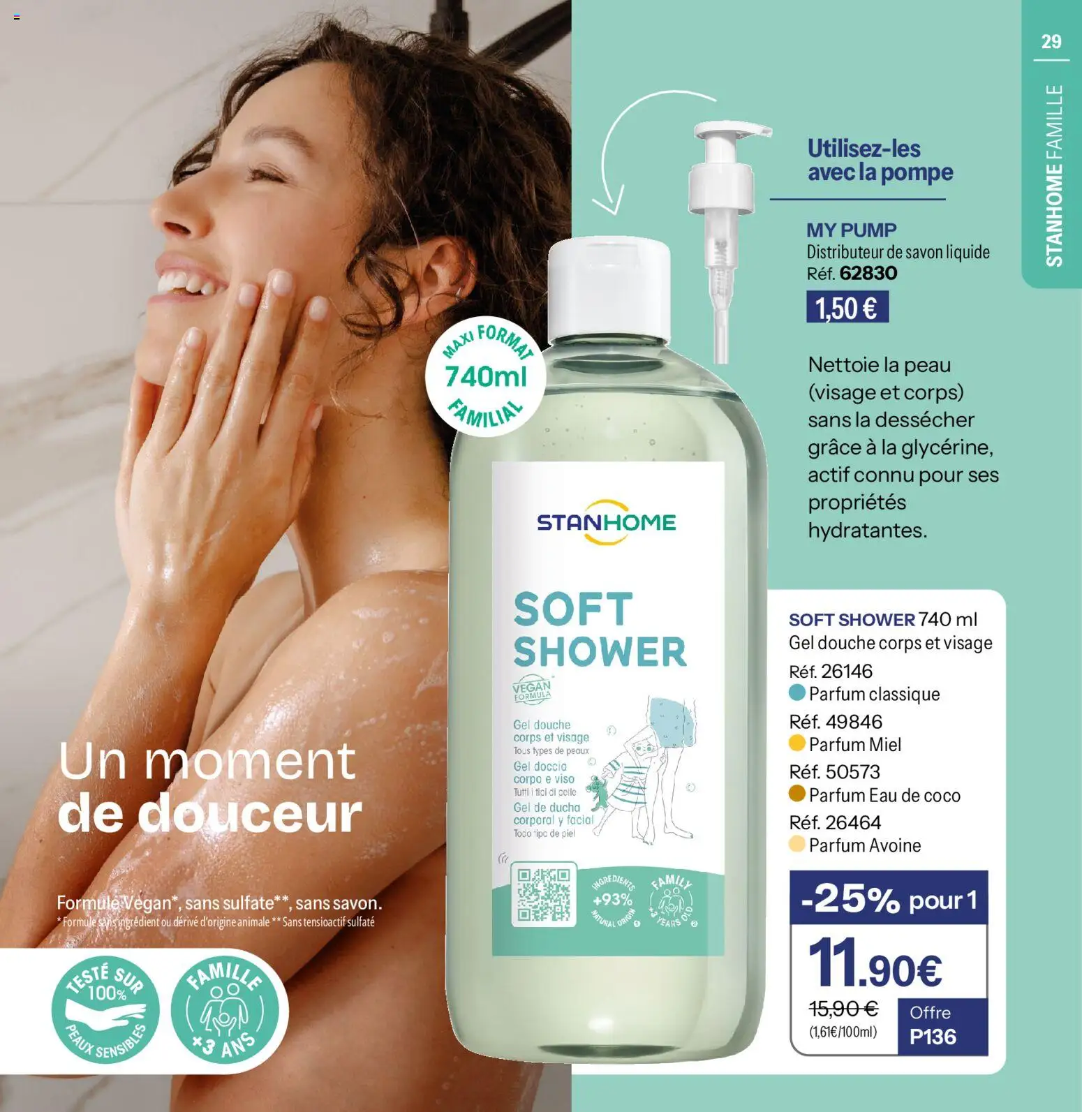 {H1} | Page: 29 | Produits: Miel, Savon, Douche, Eau de coco