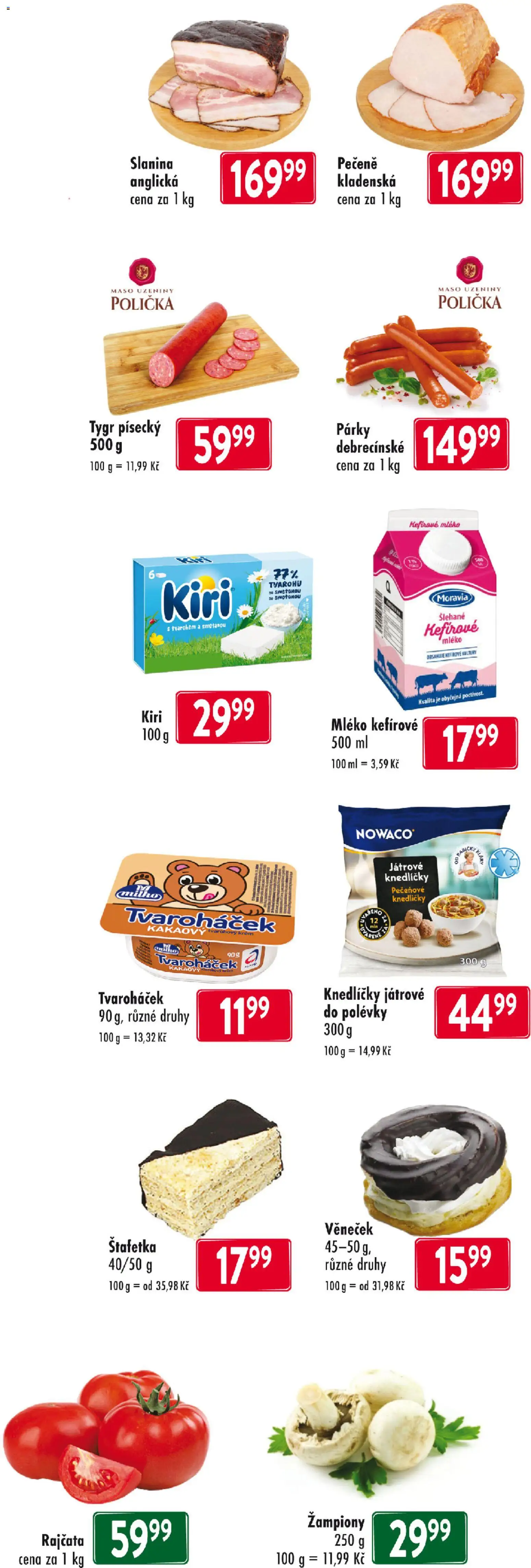 Astur & Qanto leták od 05.03.2026 | Strana: 3 | Produkty: Mléko, Rajčata, Tvaroháček, Slanina