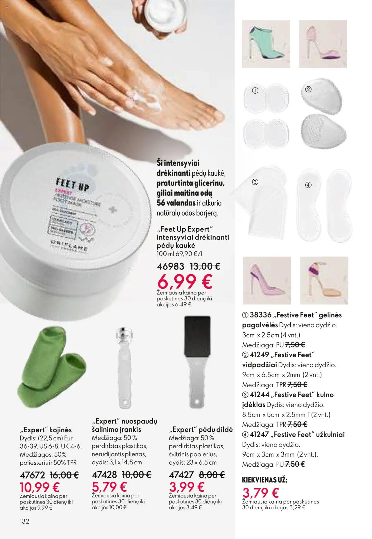 Oriflame - Katalogas 12 2025│galioja nuo 24.08.2025 | Puslapis: 132 | Prekių: Kaukė, Kojinės