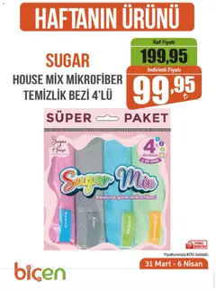 31.03.2026 tarihinden itibaren geçerli olan Biçen Market kataloğu önizlemesi