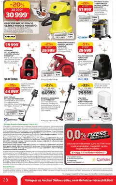 Auchan - Fehér hetek hipermarket ajánlataink - amely érvényes a következő dátumtól: 24.12.2025 | Oldal: 28 | Termékek: Szőlő, Samsung