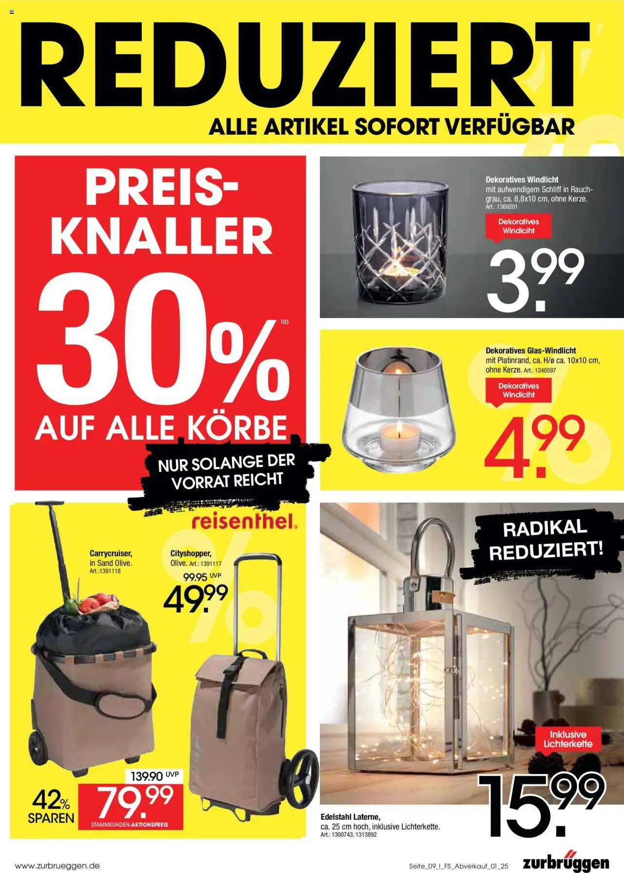 Zurbrüggen  Abverkauf - gültig ab dem 01.08.2025 | Seite: 9