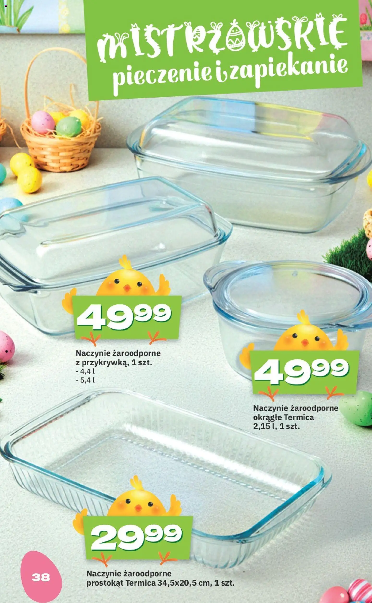 Twój Market gazetka - Wielkanoc od 09.03.2026 | Strona: 38 | Produkty: Naczynie żaroodporne