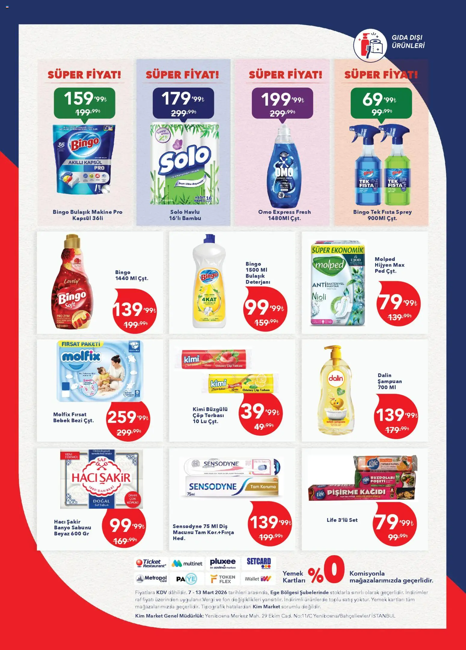 Kim Market Katalog - Ege Insert - 07.03.2026 tarihinden itibaren geçerlidir | Sayfa: 4 | Ürünler: Banyo, Şampuan, Bulaşık deterjanı, Buzdolabı