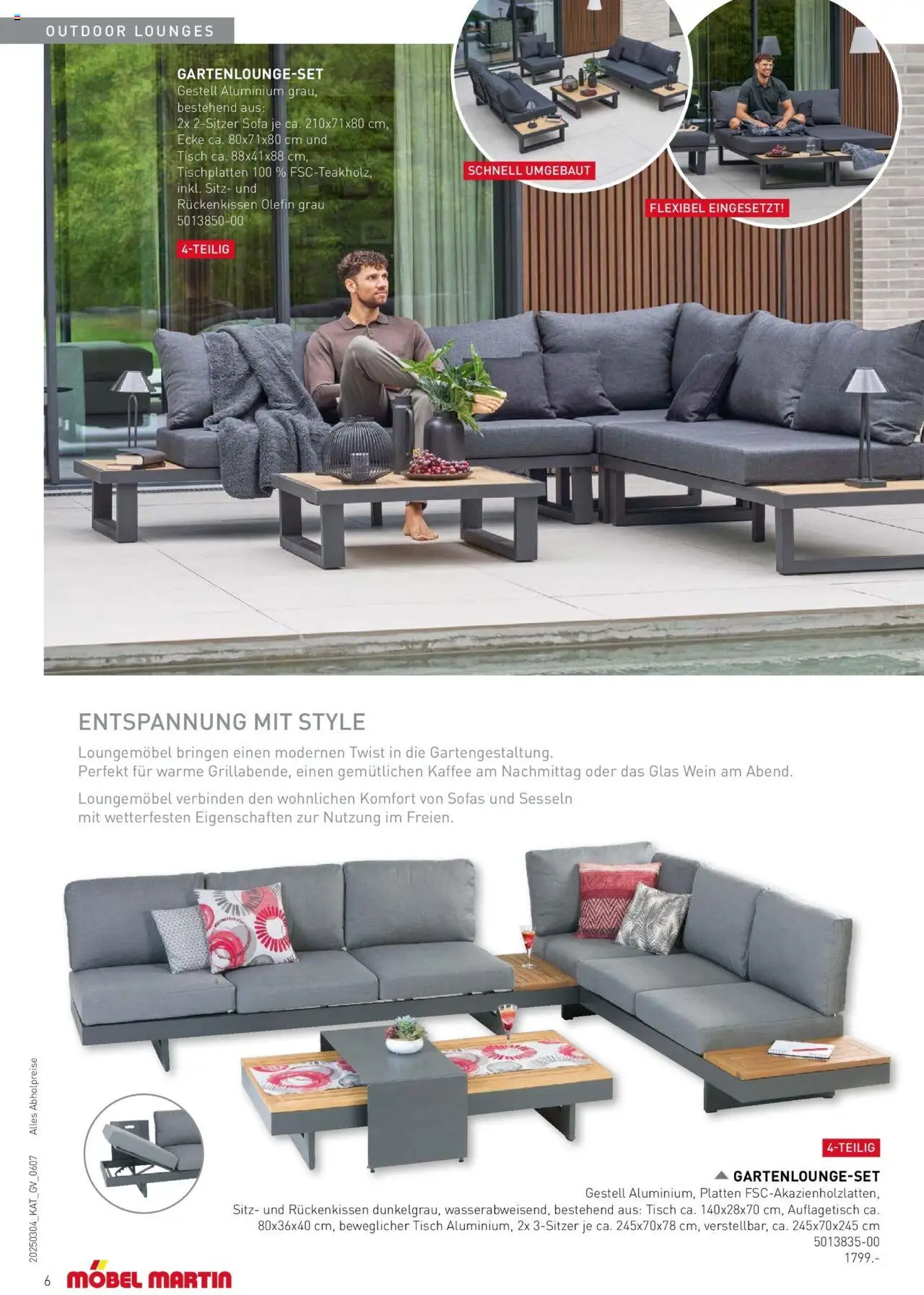 Möbel Martin Wohnfühl-Garten - gültig ab dem 04.03.2025 | Seite: 6 | Produkte: Sofa, Kaffee, Tisch, Wein