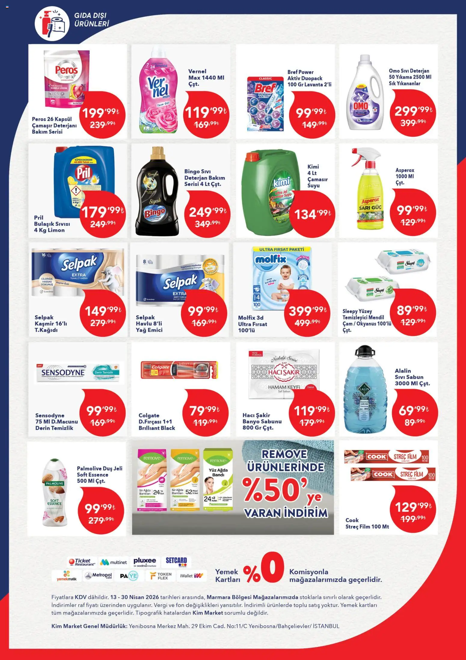 Kim Market Katalog - Marmara Insert - 13.04.2026 tarihinden itibaren geçerlidir | Sayfa: 7 | Ürünler: Banyo, Mendil, Çamaşır deterjanı, Deterjan