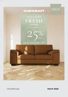 Coricraft specials catalogue – valid from 01.03.2026