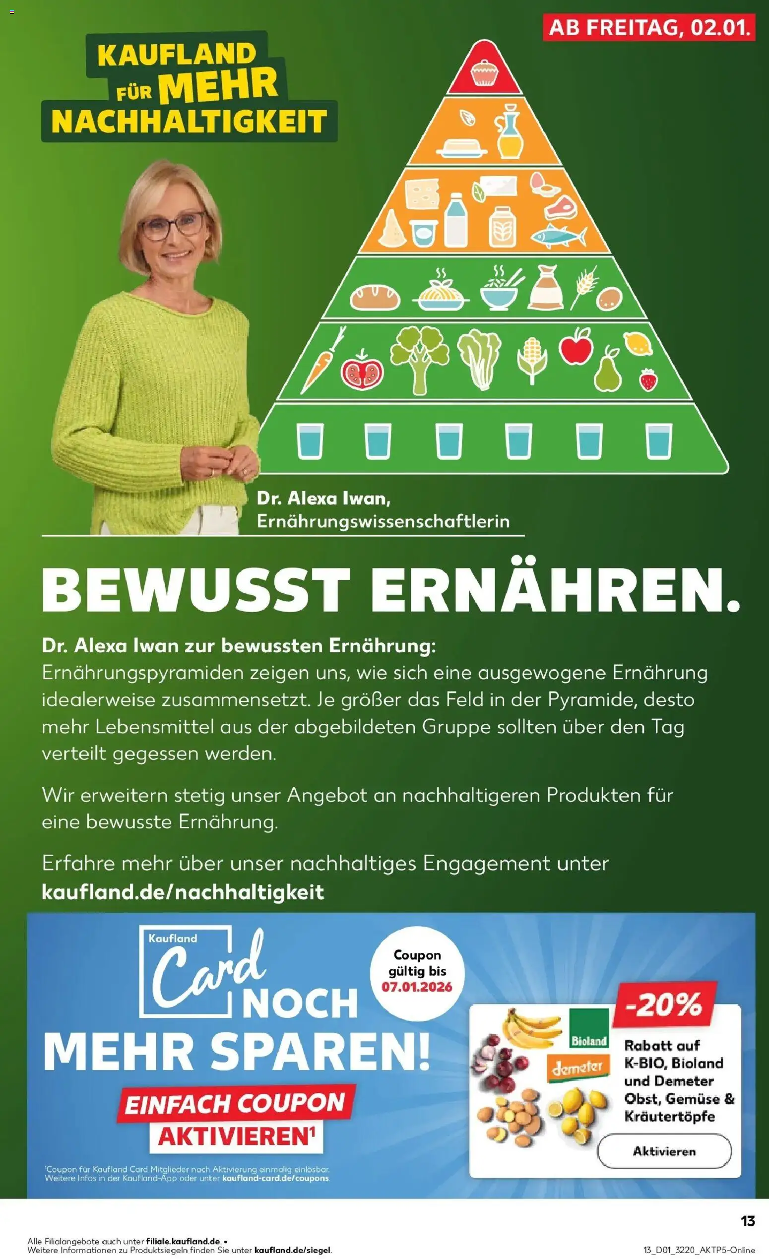 Kaufland prospekt Oschersleben (Bode)	 – gültig ab 02.01.2026 | Seite: 13 | Produkte: Gemüse