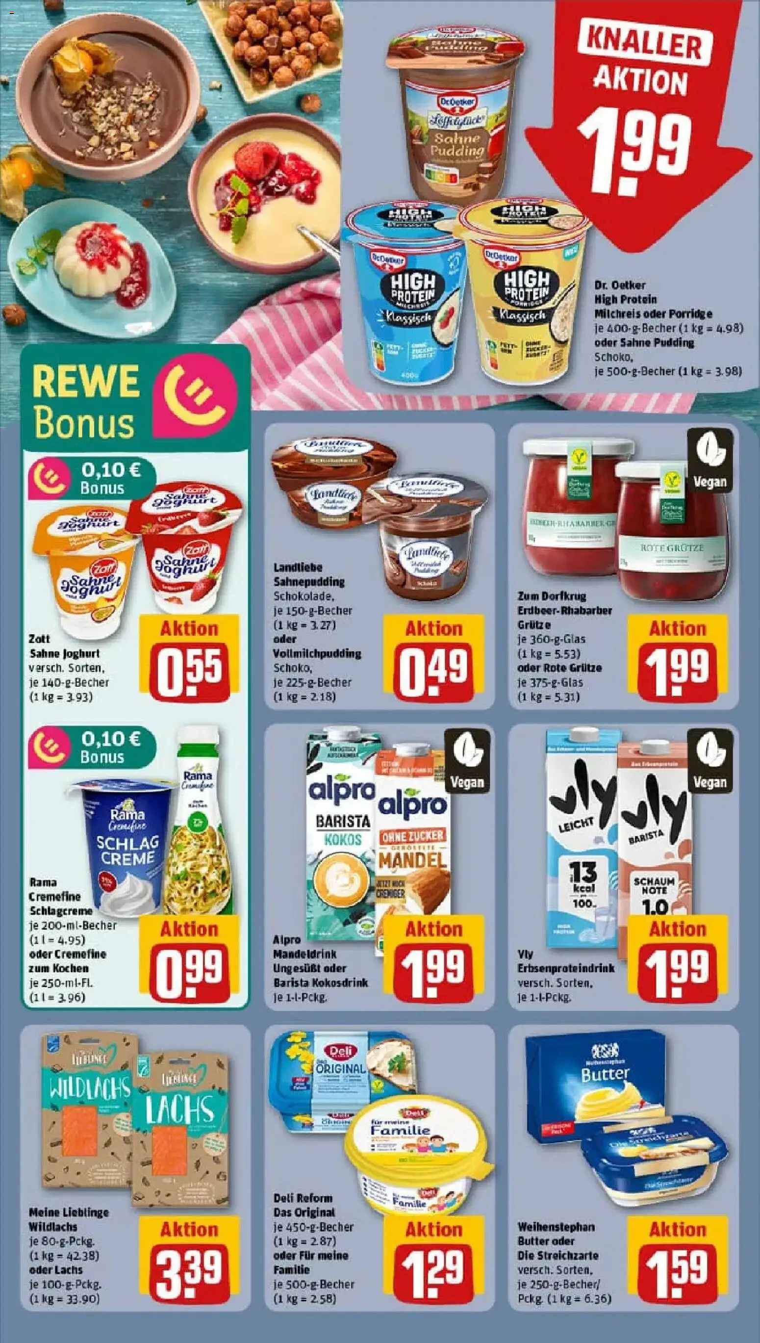 Rewe prospekt Bad Driburg	 – gültig ab 11.01.2026 | Seite: 13 | Produkte: Rama, Butter, Pudding, Sahne