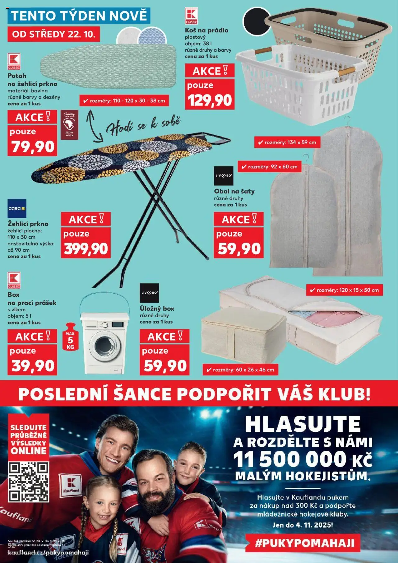 Kaufland leták - Chomutov od 22.10.2025 | Strana: 52 | Produkty: Box, Koš na prádlo, Prací Prášek, Koš
