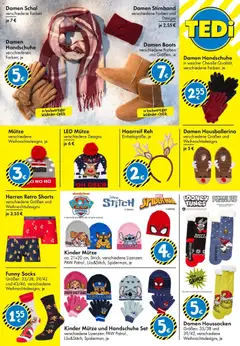 TEDi Prospekt 	 ab 07.11.2025 gültig | Seite: 23 | Produkte: Schal, Handschuhe
