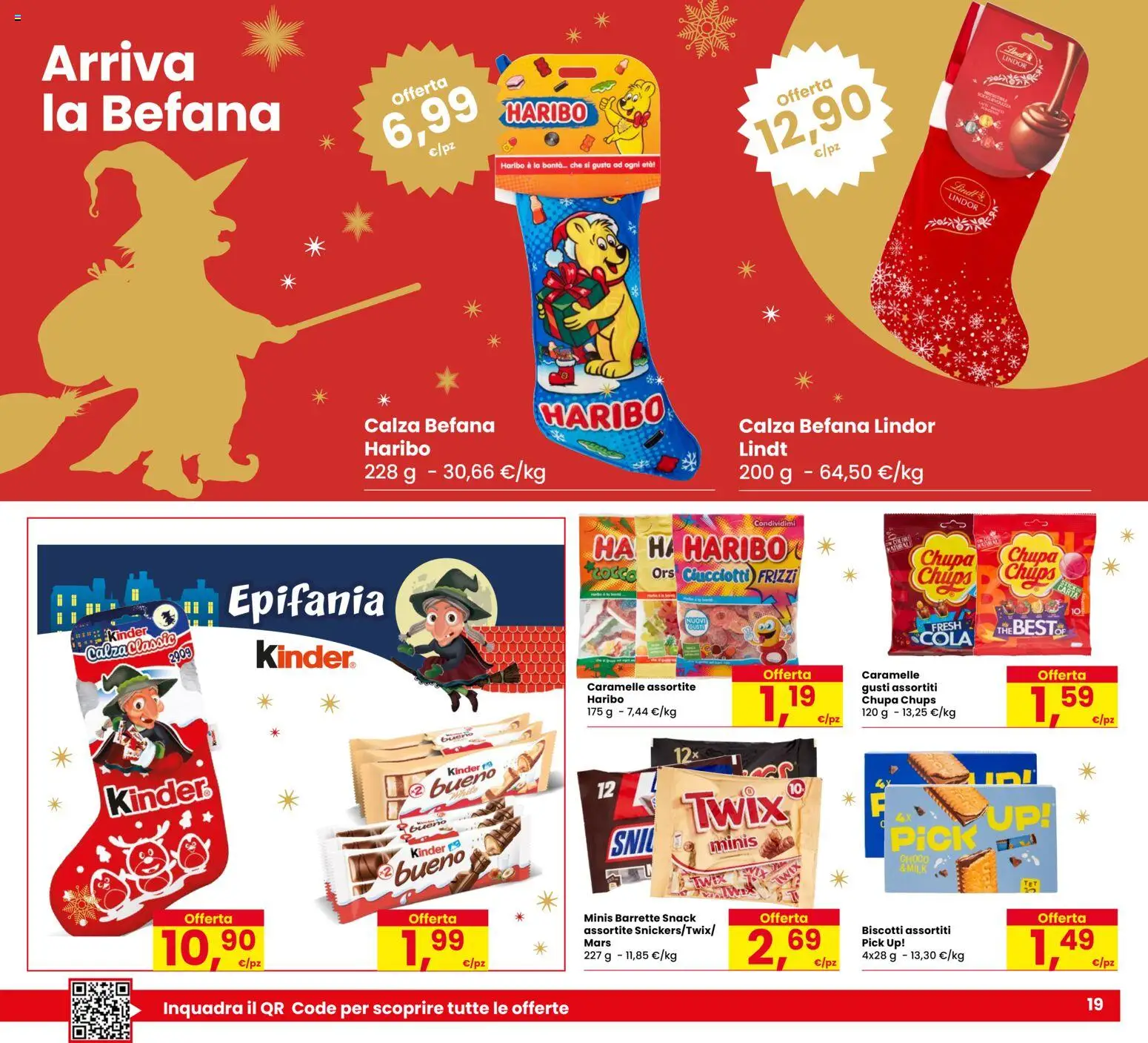Volantino Eurospar del 16.12.2025 | Pagina: 19 | Prodotti: Caramelle, Biscotti