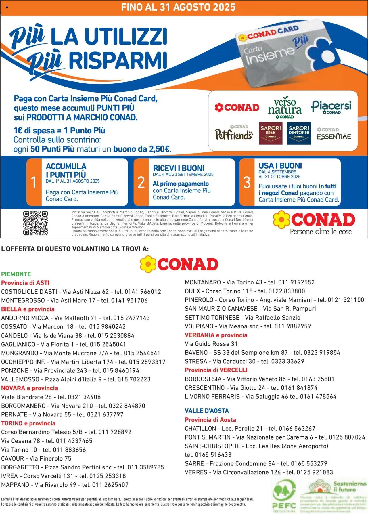 Volantino Conad del 14.08.2025 | Pagina: 12 | Prodotti: Stampa