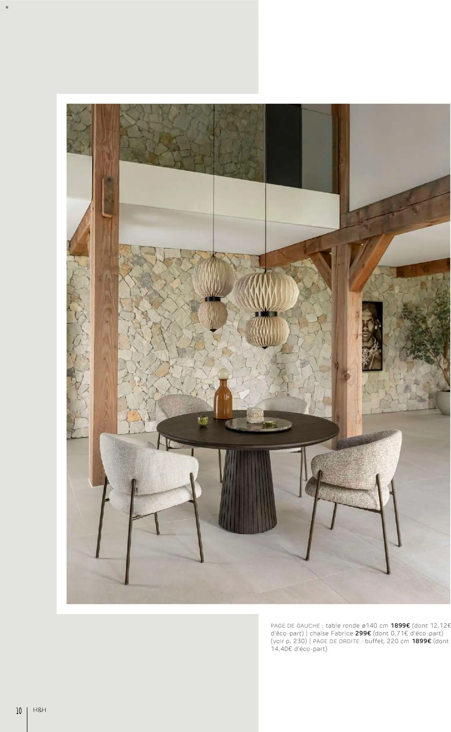 {H1} | Page: 10 | Produits: Table, Chaise