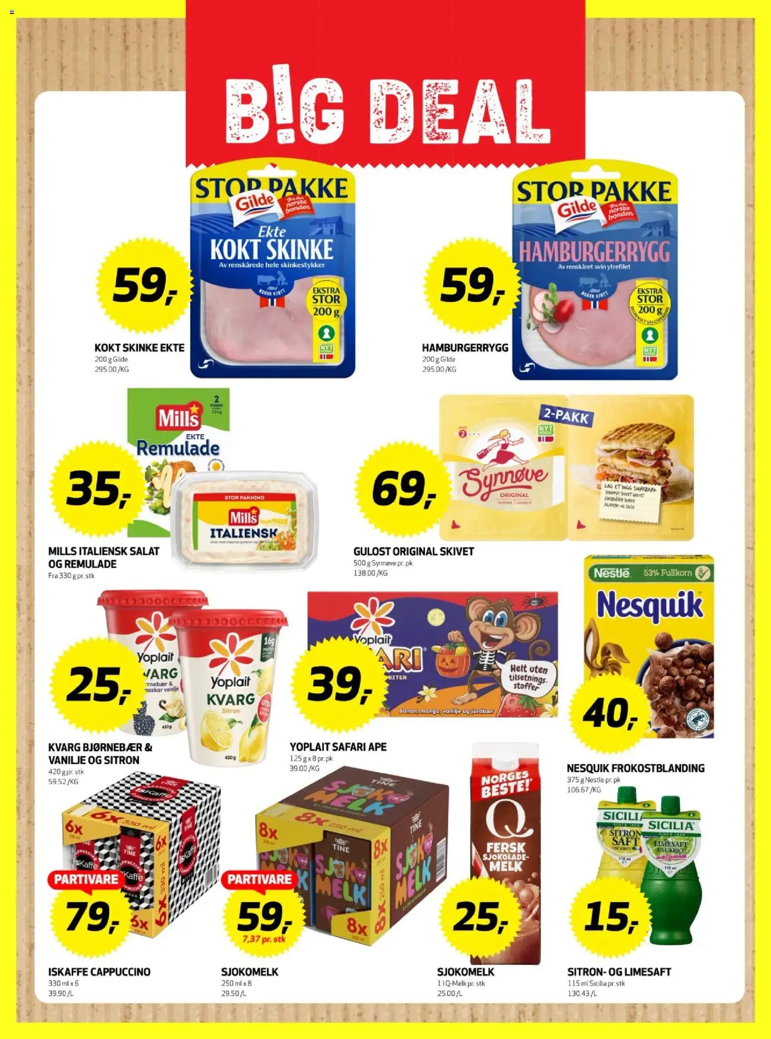 {H1} | Side: 9 | Produkter: Sjokolade, Svin, Bjørnebær, Sitron