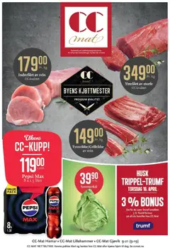 Forhåndsvisning av CC Mat kundeavis gyldig fra 13.04.2026