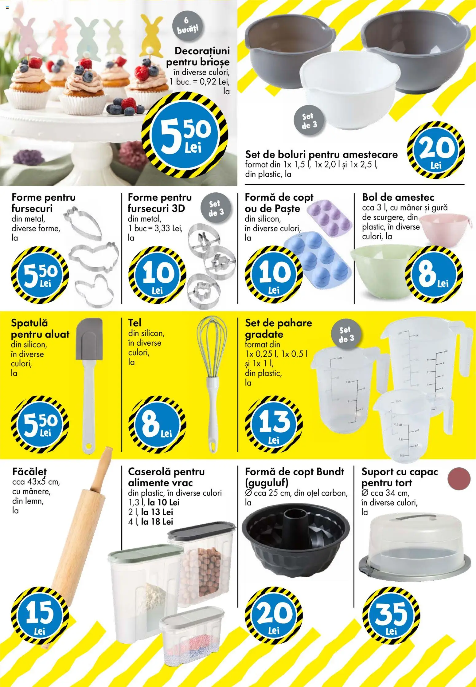 Noul catalog TEDi – valabil de la 13.03.2026 | Pagină: 8 | Produse: Bol, Aluat, Tort, Paste