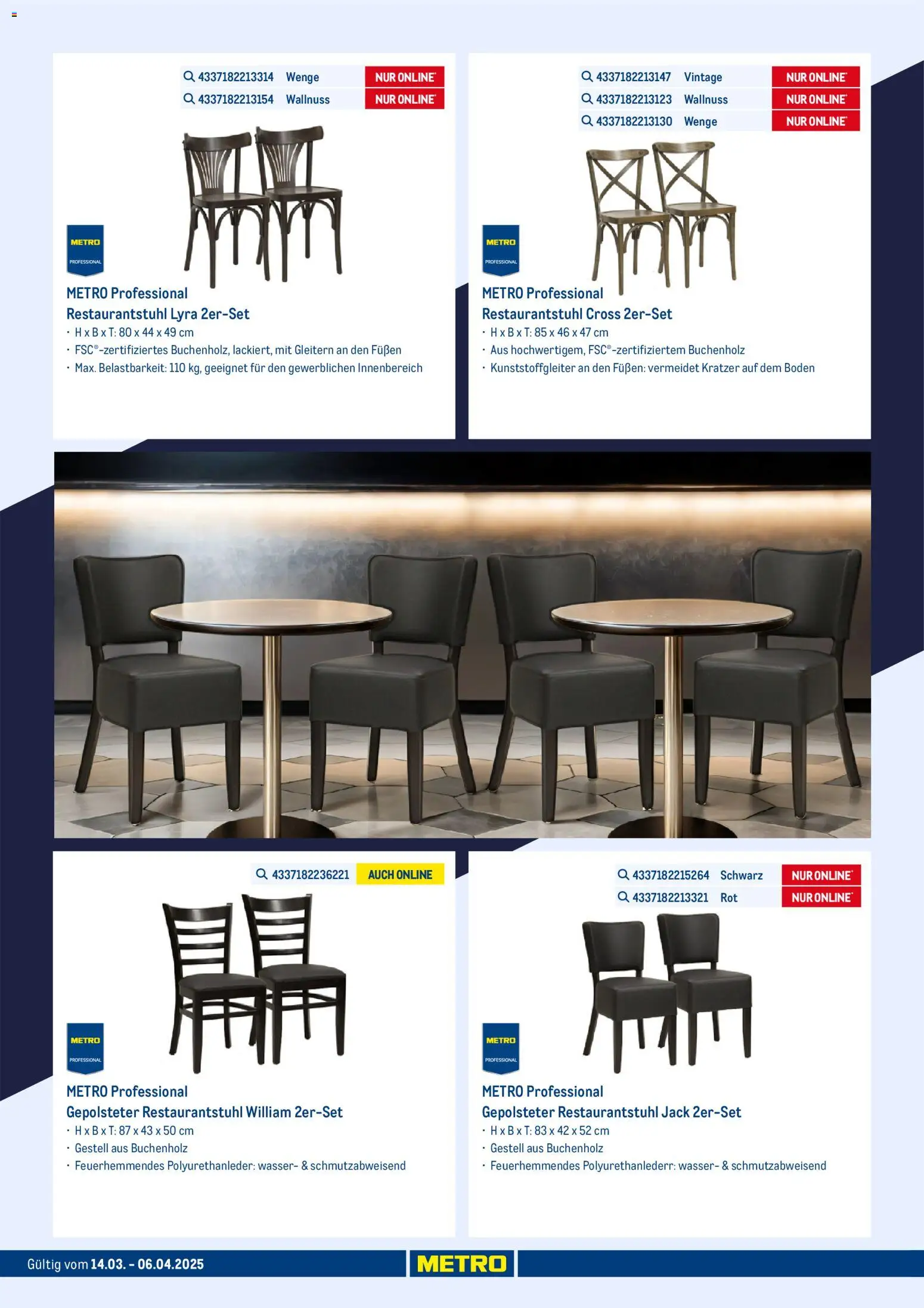 Metro Online: Indoor-Möbelsortiment – gültig ab 18.02.2026 | Seite: 2 | Produkte: Wasser
