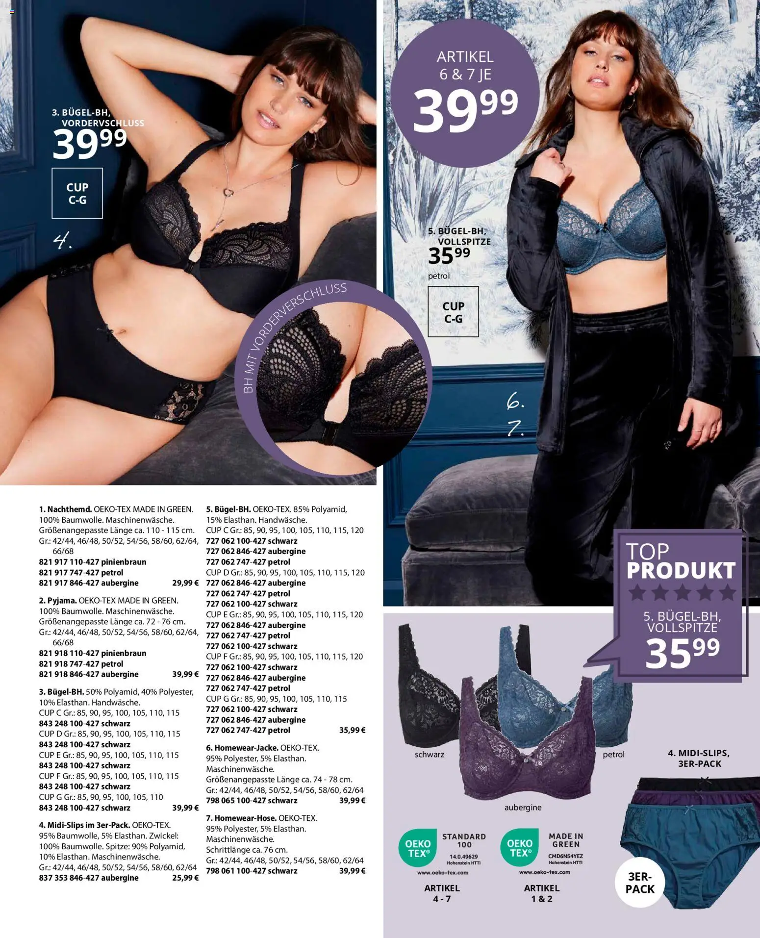 Ulla Popken Prospekt 	 – gültig ab 01.11.2025 | Seite: 157 | Produkte: Aubergine, BH