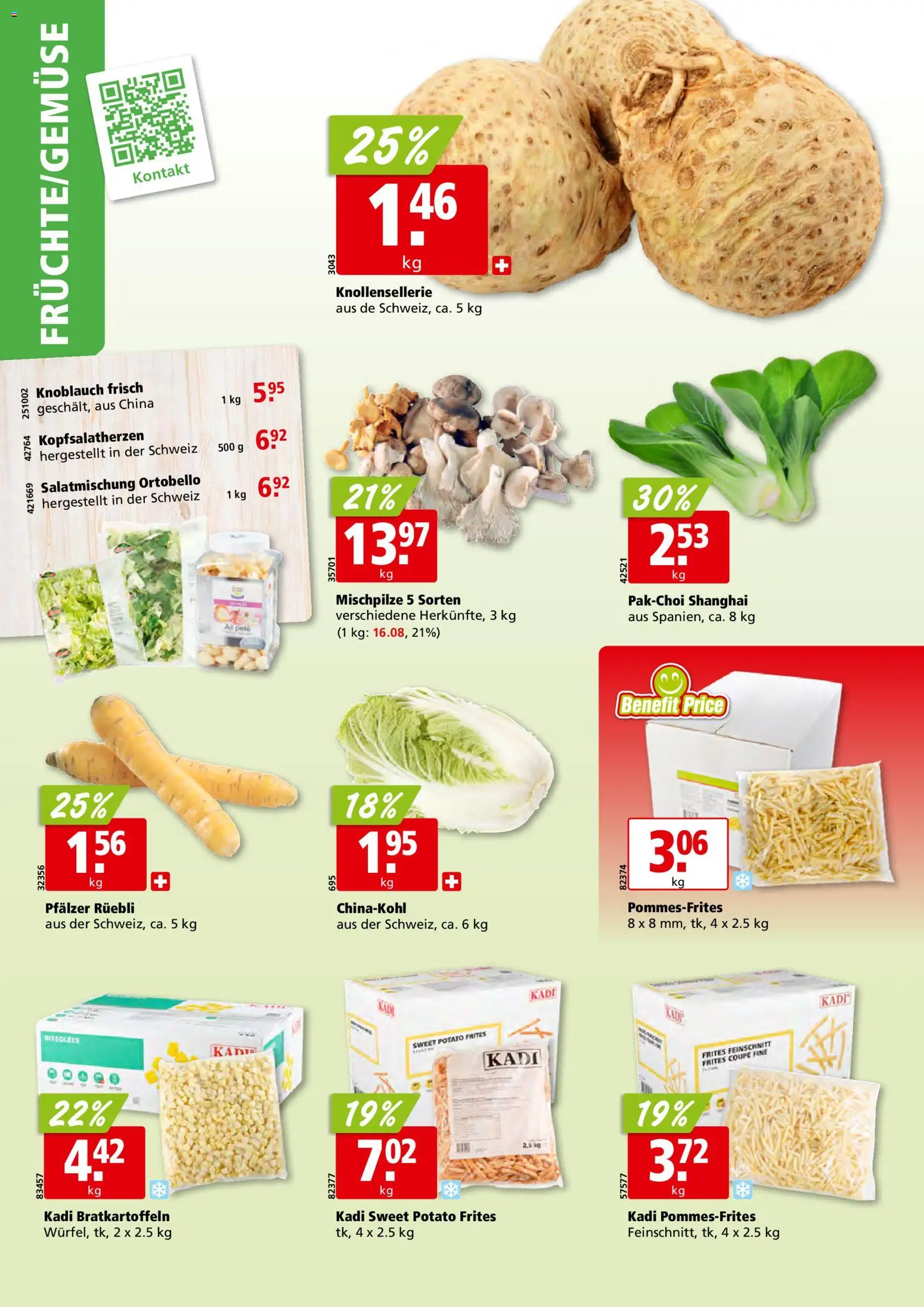 Aligro Aktionen Schlieren, Gossau SG, Frauenfeld, Rapperswil-Jona, Sargans, Bern, Brüttisellen, Pratteln, Emmen, Spreitenbach – gültig ab 02.02.2026 | Seite: 2 | Produkte: Chinakohl, Knoblauch